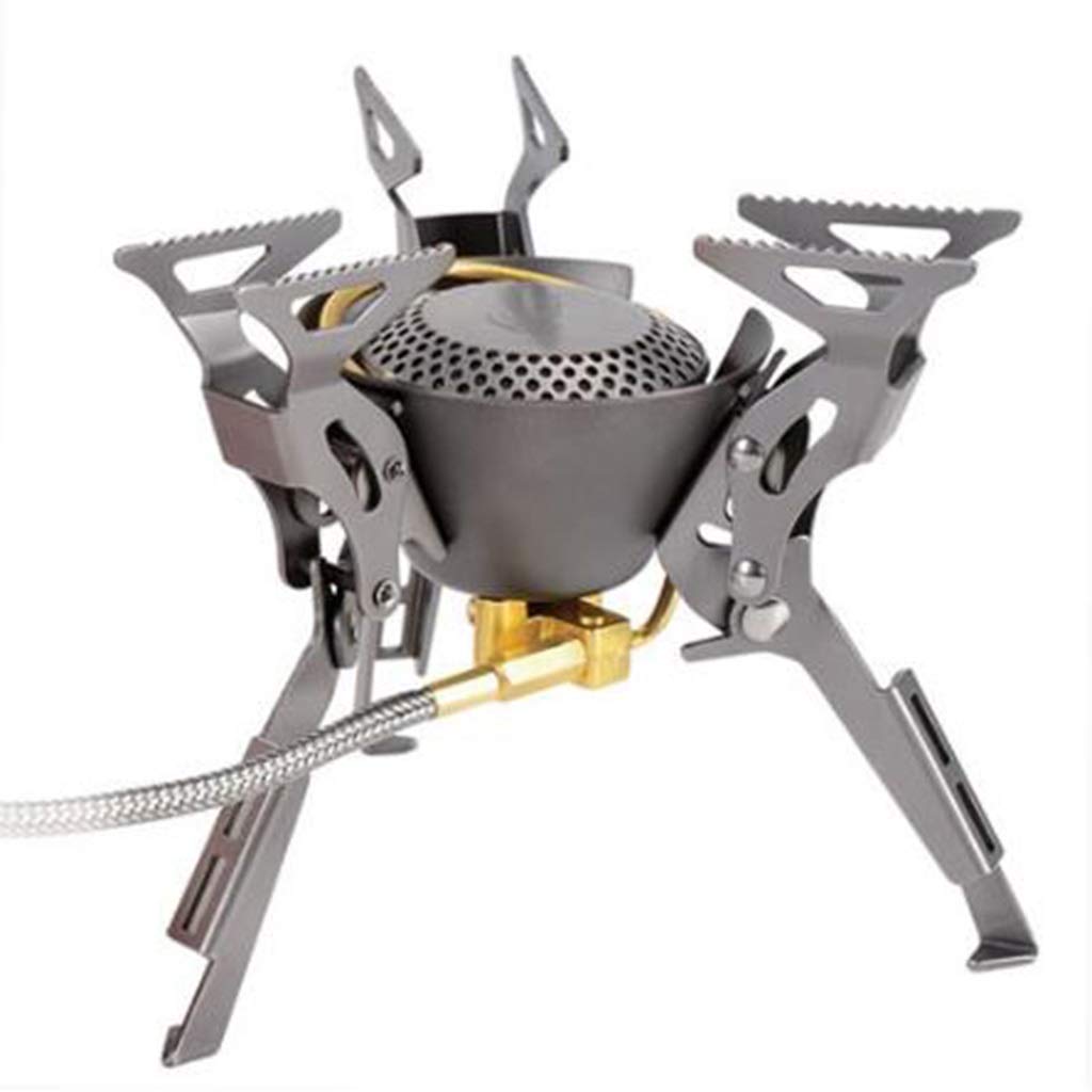 YCDJCS Split Type Titanium Camping Stove - Portable Windproof Gas Tank Stove for High Altitude Hiking, Backpacking & Picnic | Perfect for Outdoor Adventures, Camp Kitchen & Survival Gear