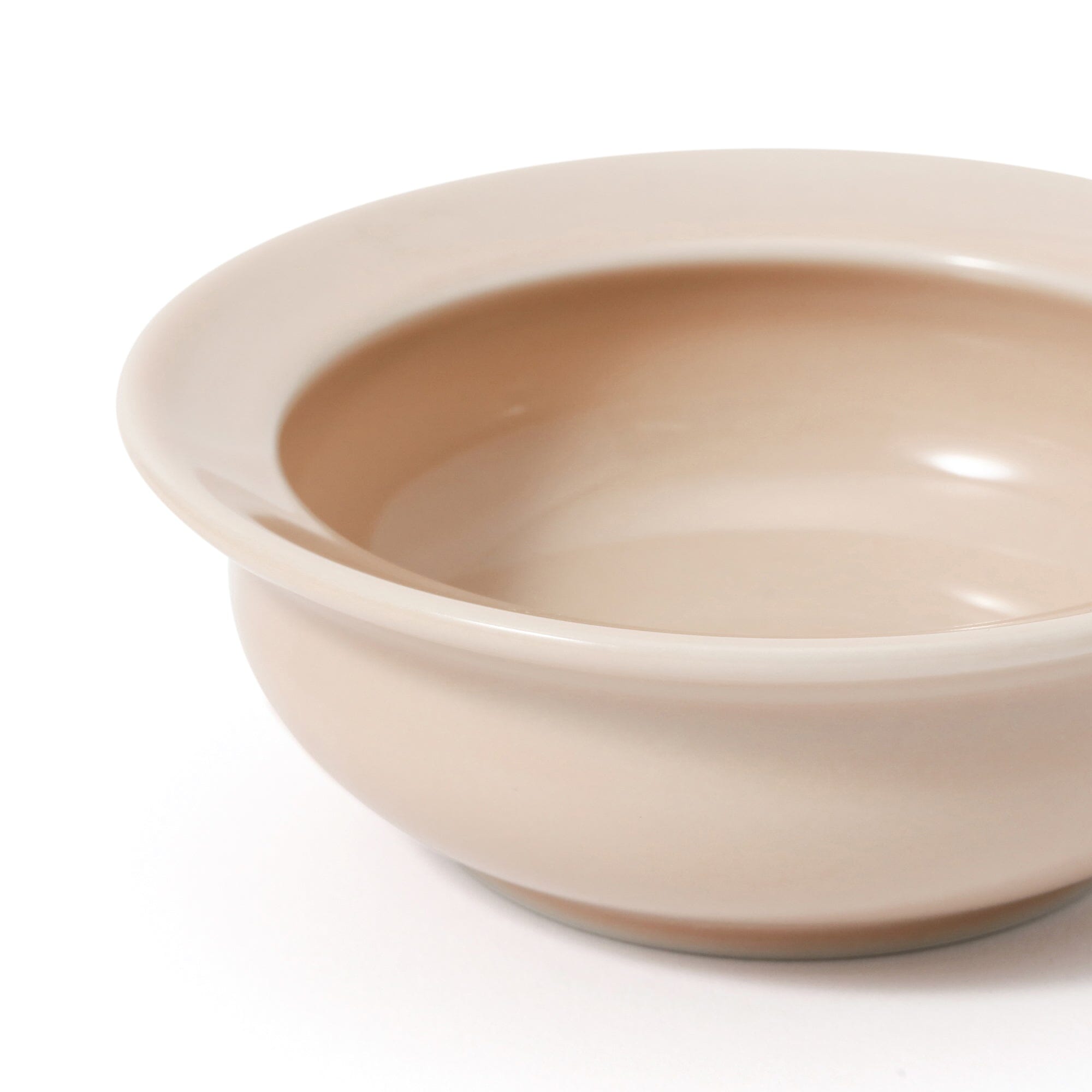 Mino Easy Scoop Bowl - Small Pink Non-Slip Baby Feeding Bowl for Toddlers | Perfect for First Foods, Snacks & Learning to Eat Independently