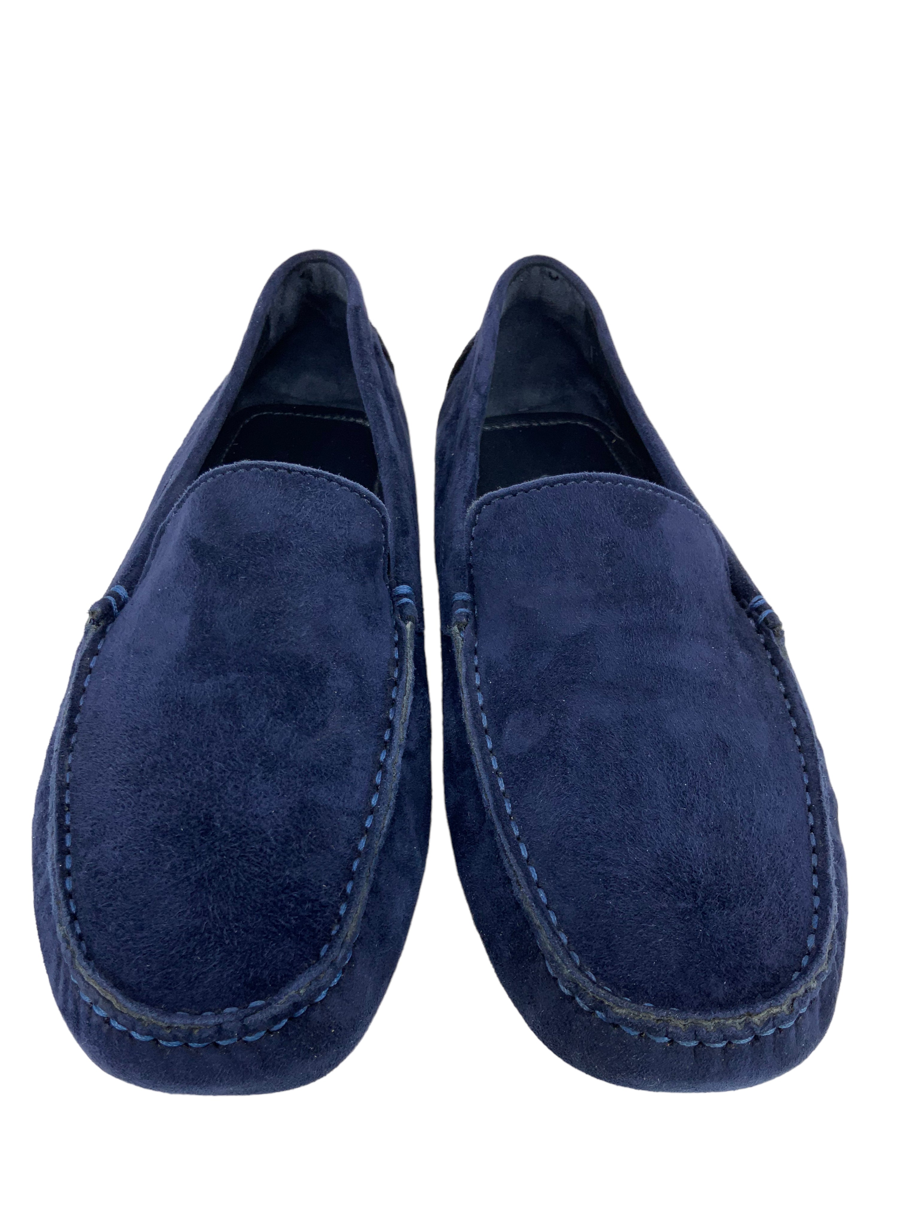MANOLO BLAHNIK Suede Driving Shoes for Men | Size 8 US | Comfortable Loafers for Casual Wear, Office & Travel