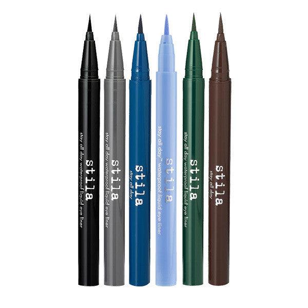 Stila Stay All Day Waterproof Liquid Eyeliner - Smudge-Proof & Long-Lasting - Perfect for Winged Liner & Everyday Makeup Looks