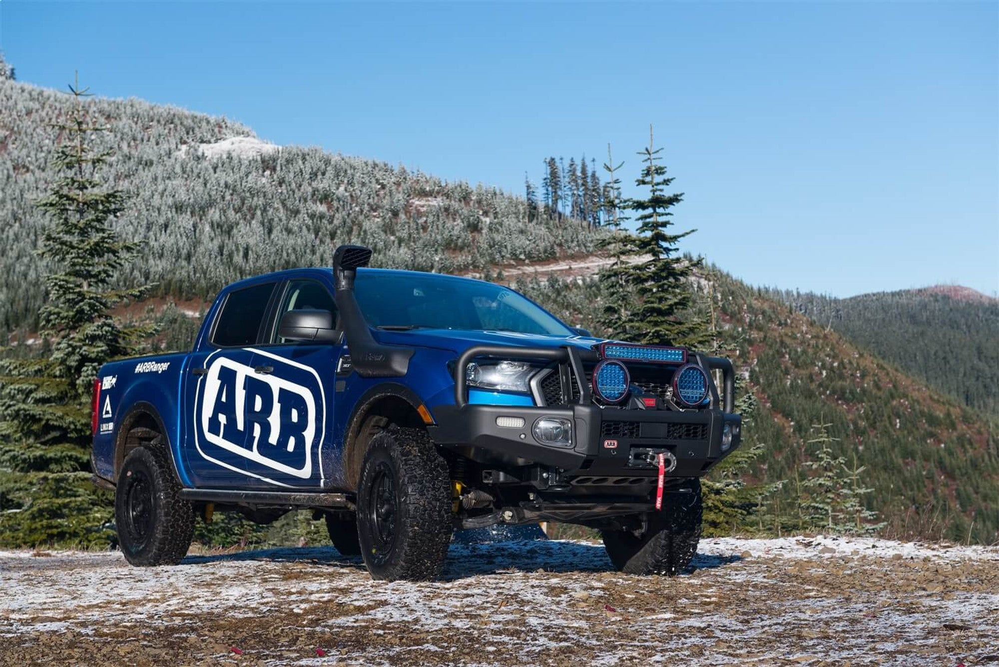 2019-2023 Ford Ranger 2.3L ARB Safari Snorkel System - Off-Road Air Intake Kit for Dust & Water Protection - Perfect for Overlanding, 4x4 Adventures & Extreme Terrain Driving