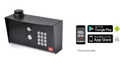 BFT CELLULAR CALL BOX with Keypad - Pedestal Mount - BFTCELL PRIME4G - Secure Entry System for Gated Communities & Apartment Buildings