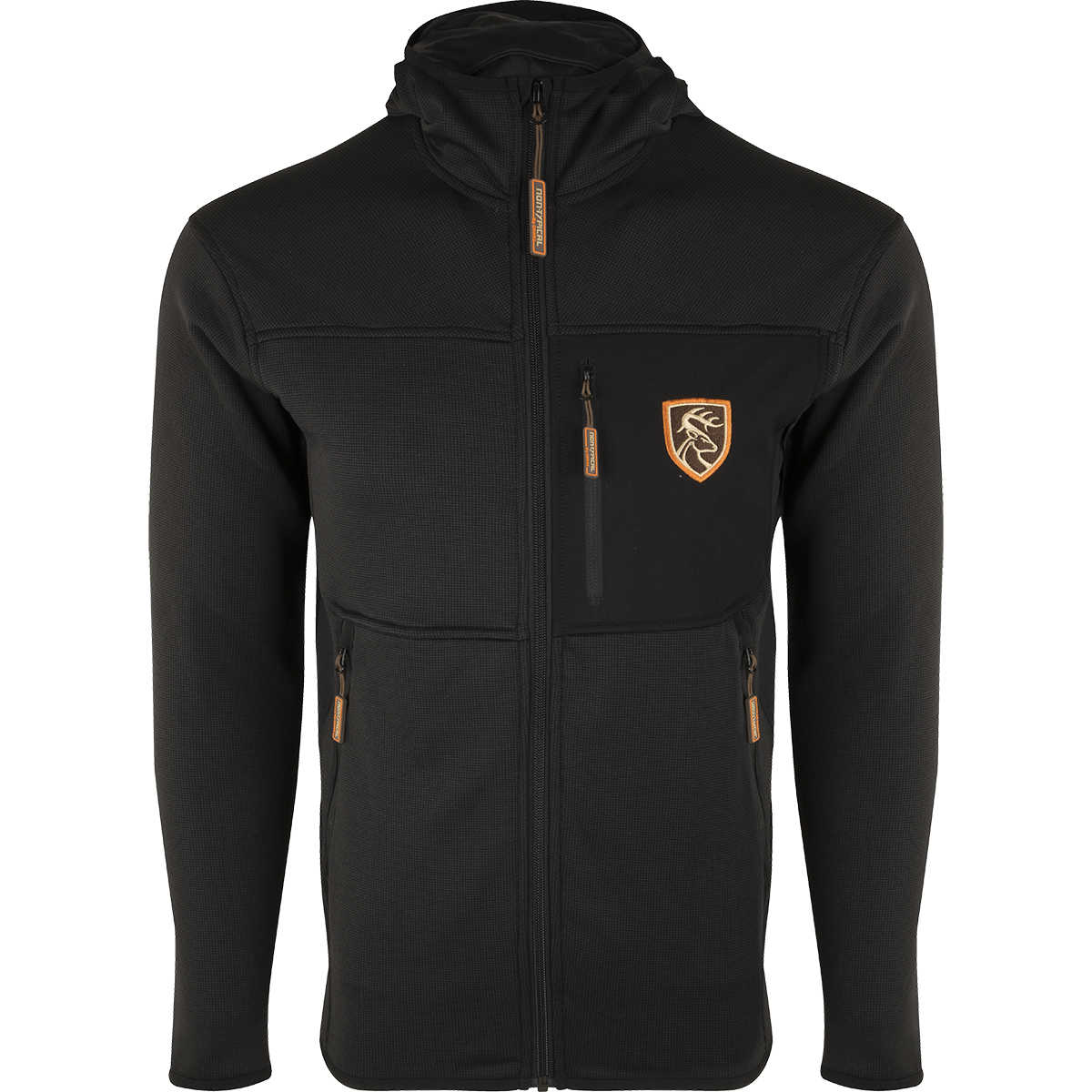 Agion Active Blackout Full Zip Hoodie for Men - XL Size | Odor-Resistant & Breathable | Perfect for Gym, Running & Outdoor Activities