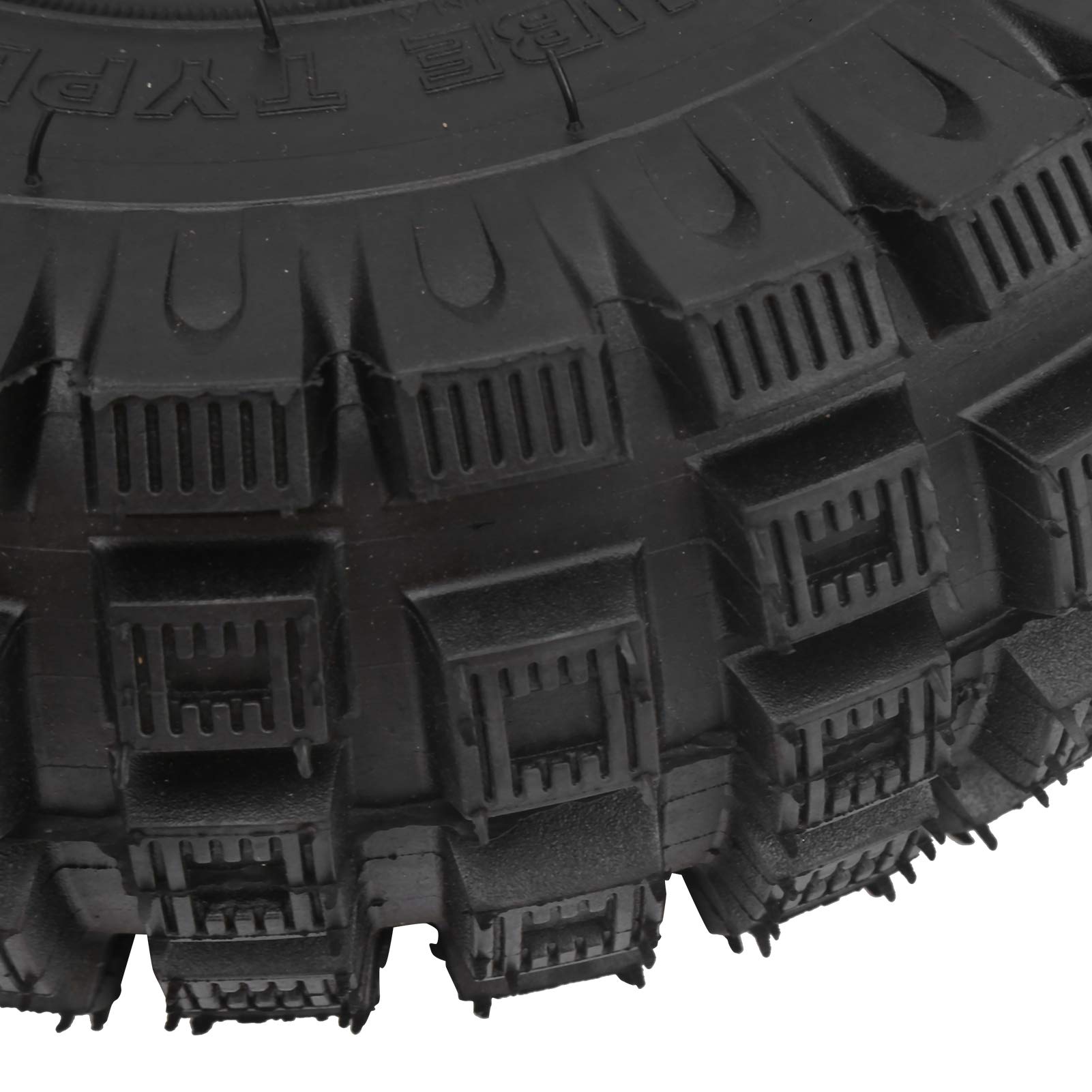 3.00-4 Mobility Scooter Tires with Inner Tube - Bent Valve Stem Replacement Tires for 3-Wheel Elderly Scooters, Wheelchairs & Wheelbarrows - Durable Rubber Tires for Outdoor Use & Daily Mobility