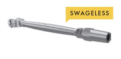 Stainless Steel 316 M6 X 3.2mm Swageless Rigging Screw - Perfect for Marine, Sailing, and Yacht Rigging Applications