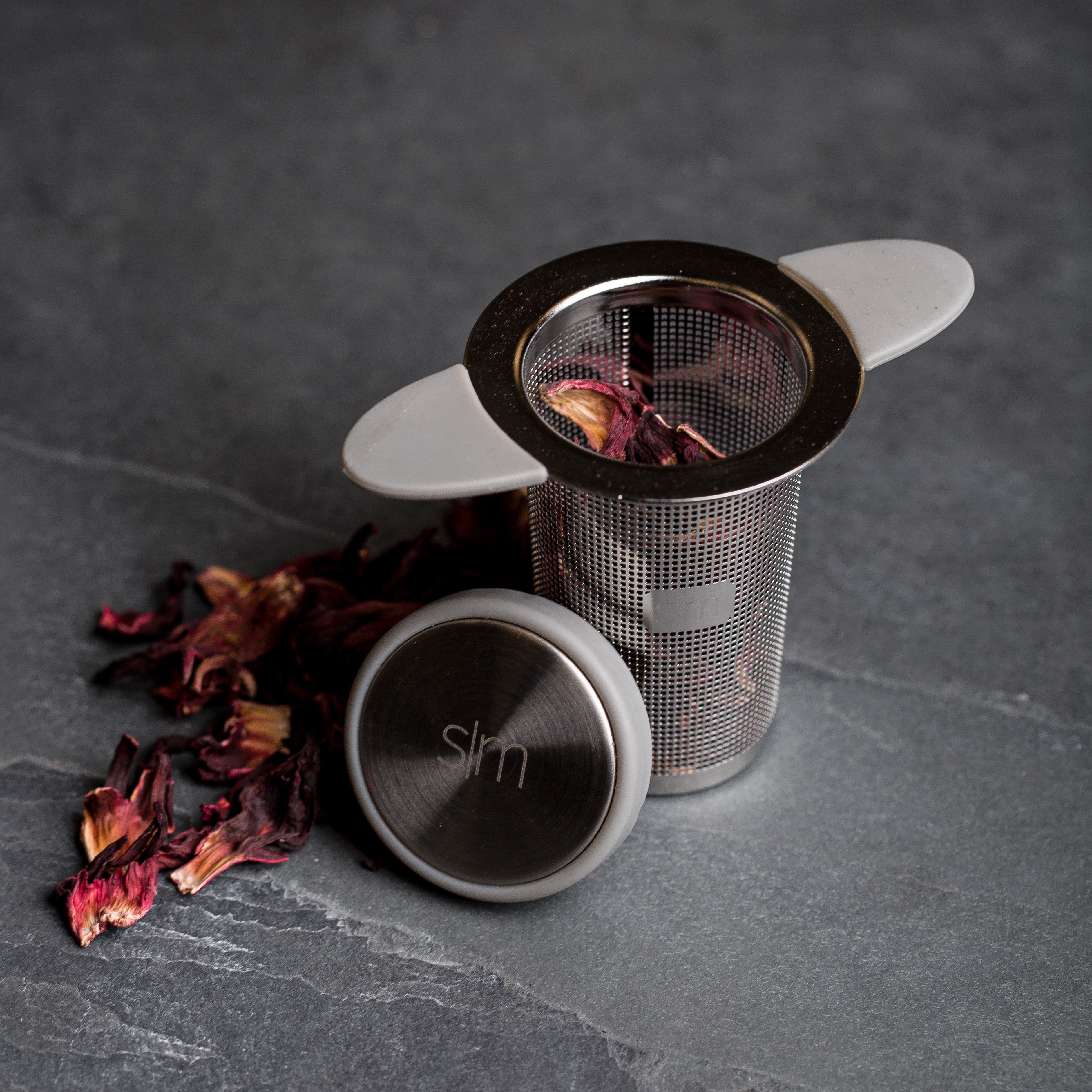 Premium Stainless Steel Tea Infuser with Handle - Fine Mesh Loose Leaf Tea Strainer - Ideal for Herbal, Green, Black & Iced Tea Brewing at Home or Office