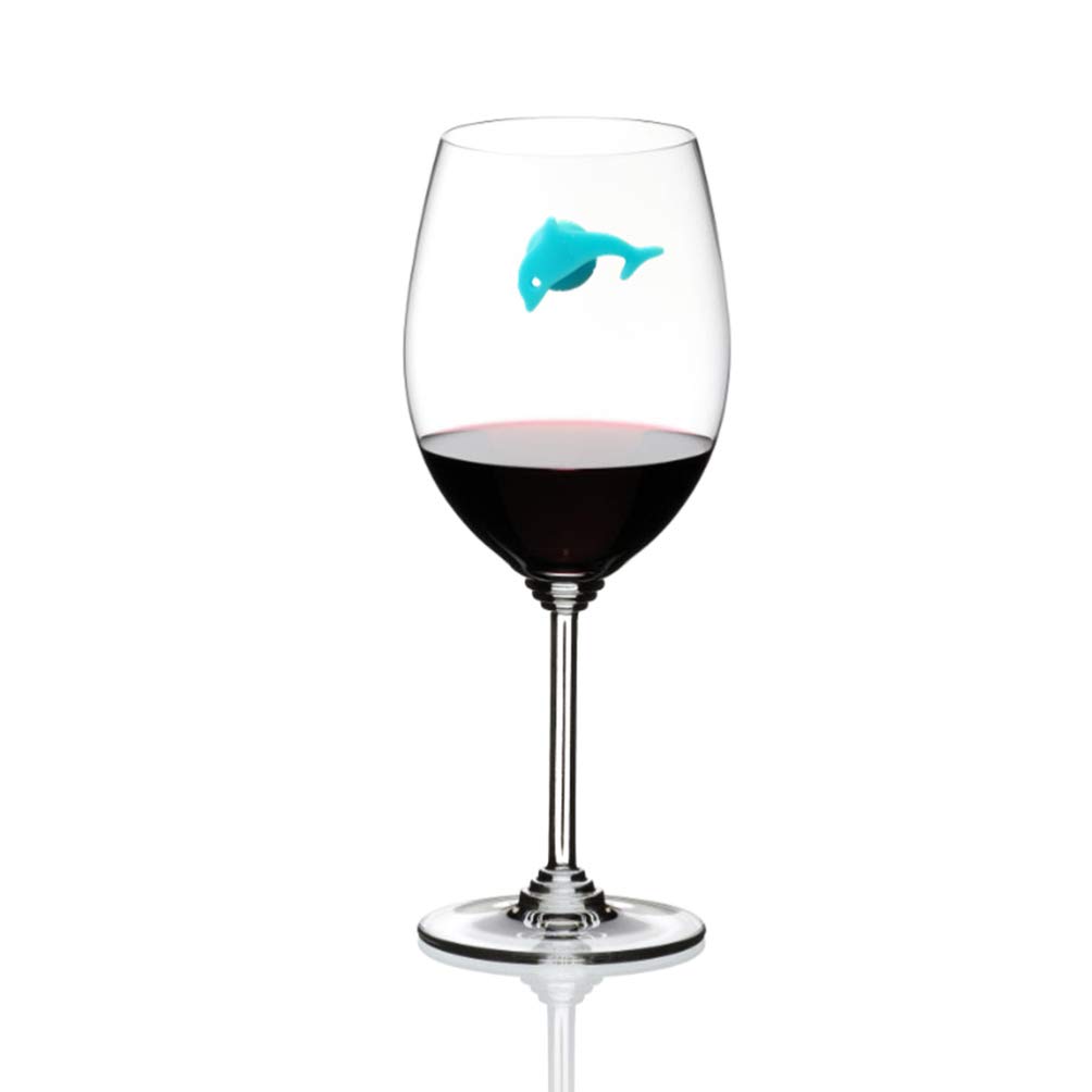 24pcs Silicone Wine Glass Charms - Sea & Land Animal Drink Markers for Parties, Nautical Theme Events & Beach Weddings - Reusable Cup Identifiers for Wine Bottles & Glasses