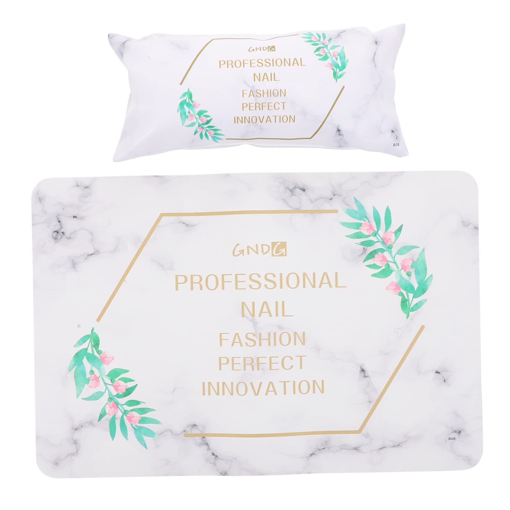 FRCOLOR Nail Art Hand Pillow Set - Leather Manicure Armrest Gloves & Bracers Holder for Professional Nail Care | Perfect for Salon, Home Manicure & Nail Art Practice | PU Leather Hand Pad Accessories