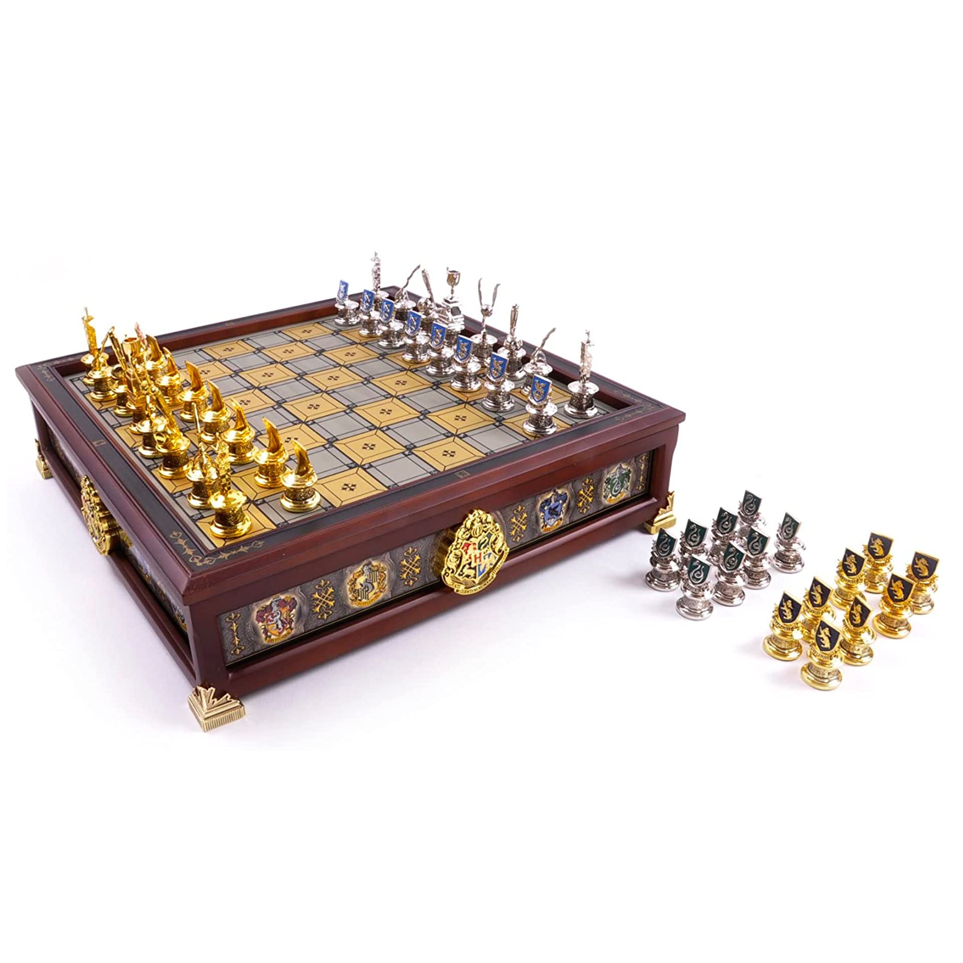 Warner Bros Harry Potter Wizard Chess Set - Official Collectible Game for Fans & Home Decor | Perfect for Movie Nights & Gifts