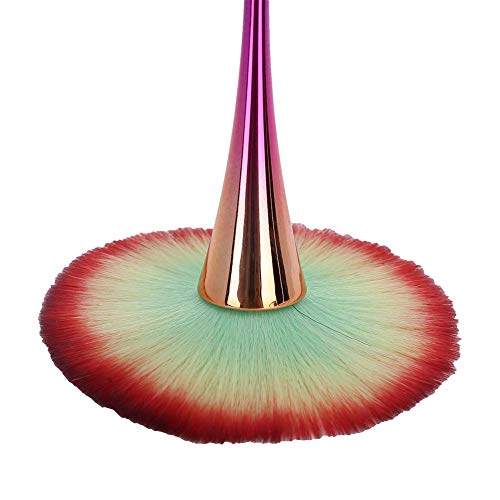 Premium Nail Dust Brush with Ergonomic Handle - Professional Manicure Brush for Home & Salon Use - Perfect for Nail Art, Acrylics, and Gel Polish Cleanup