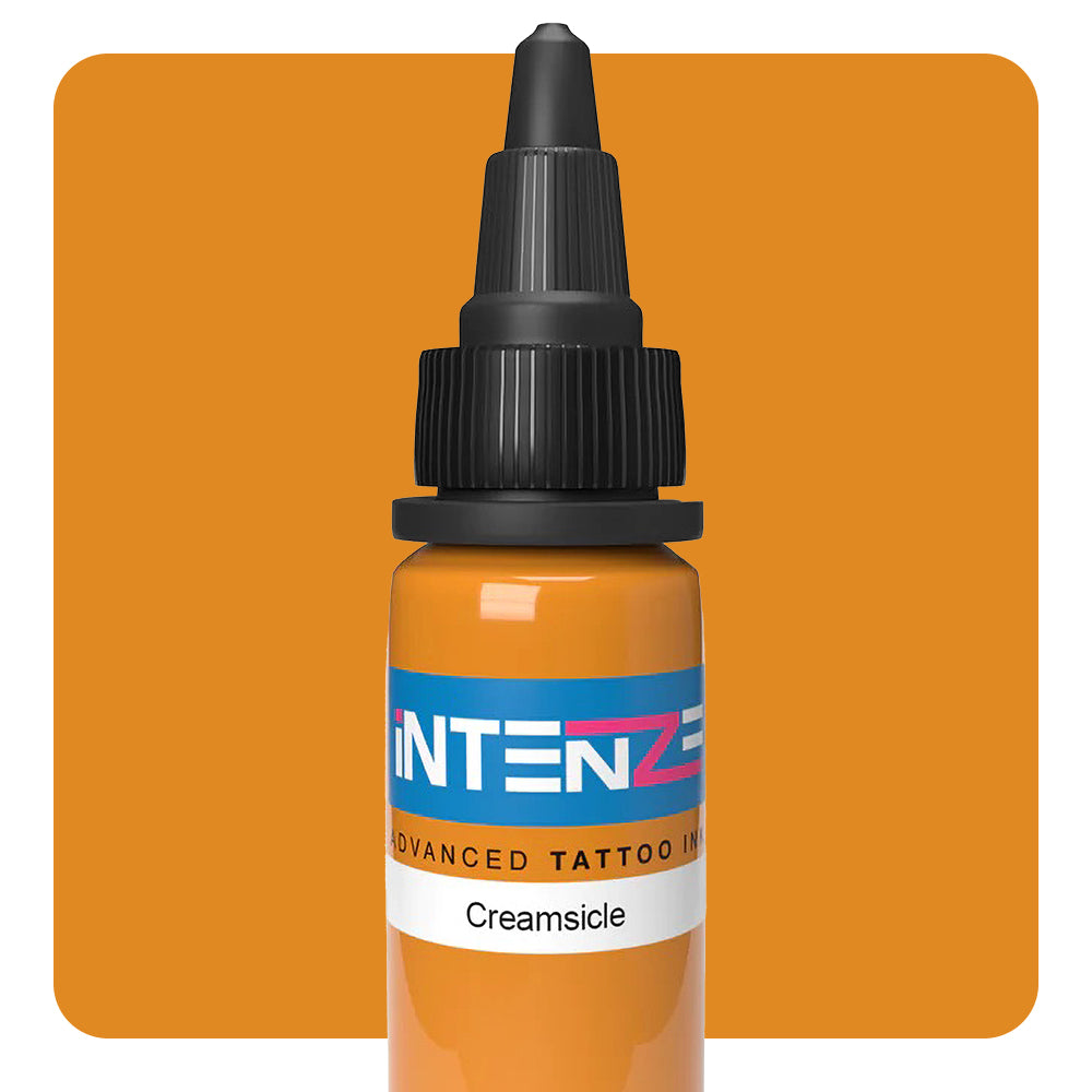 Intenze Tattoo Ink - Creamsicle Color - Professional Tattoo Supplies for Artists - Perfect for Realism, Watercolor & Neo-Traditional Tattoos