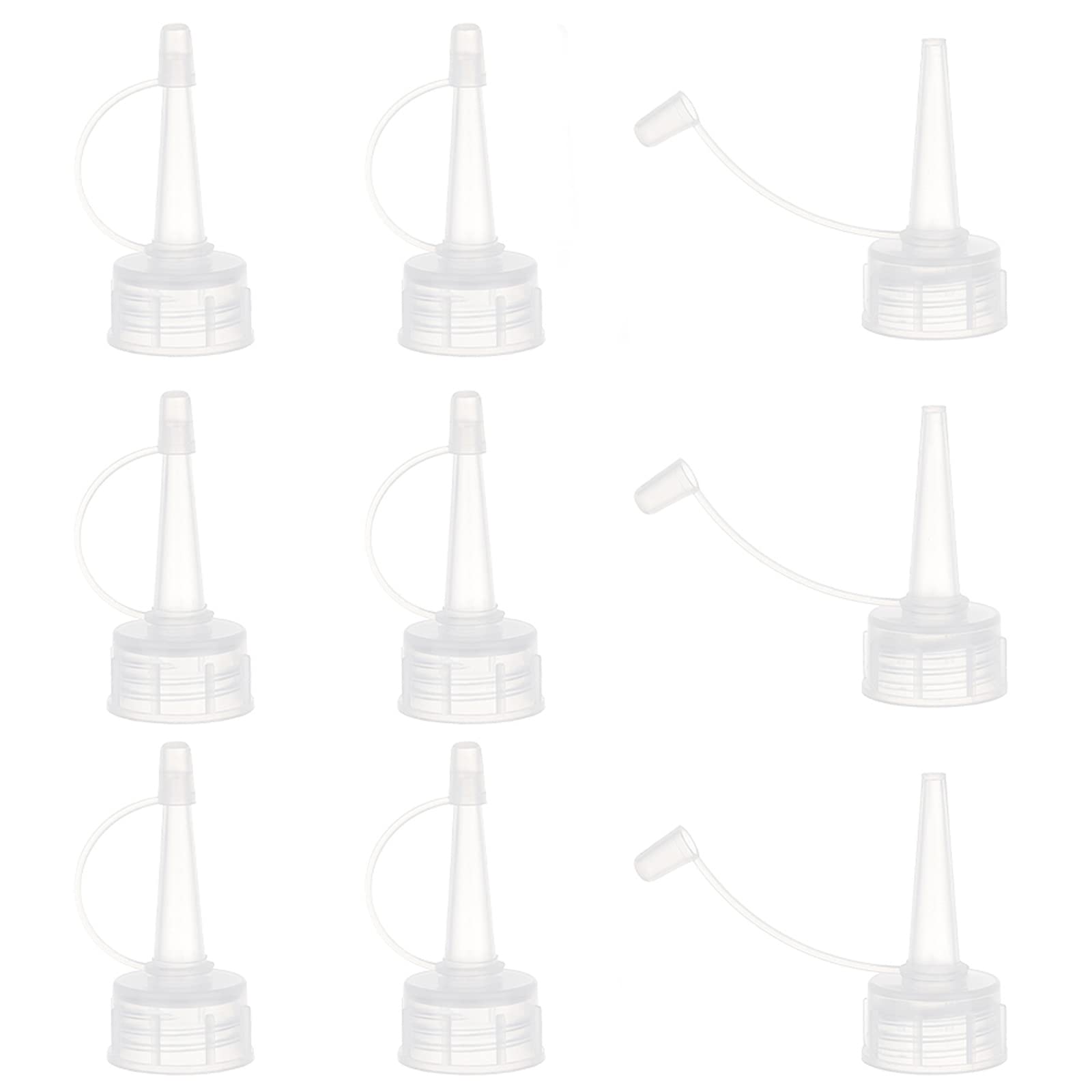 BENECREAT 40PCS Precision Tip Applicator Caps Replacement for Squeeze Bottles - Ideal for Glue, Painting, Crafts, Repair & DIY Projects - Perfect for Art, Home Improvement, and Small Detail Work