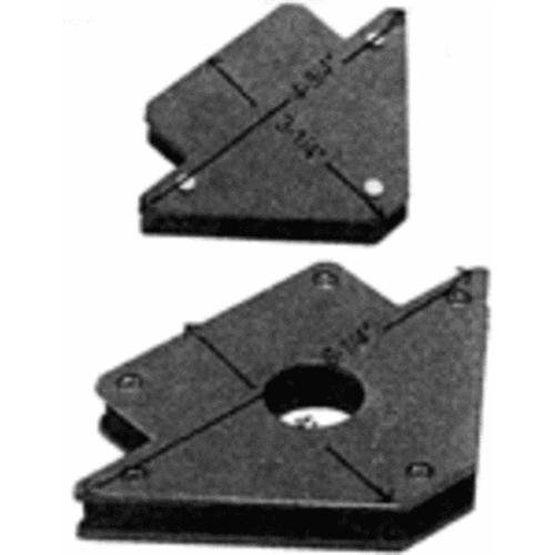 Forney 4.5 Inch Small Magnetic Welding Jig - Heavy Duty Red Metal Clamp for Welding, Fabrication & DIY Projects - Perfect for Metalworking, Automotive Repair & Home Improvement