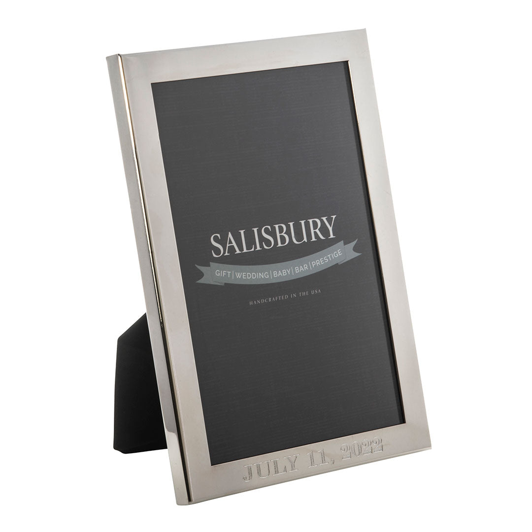 5x7 Pewter Picture Frame - Elegant Silver-Toned Display for Photos, Artwork, and Certificates - Perfect for Home Décor, Office, and Gift Giving