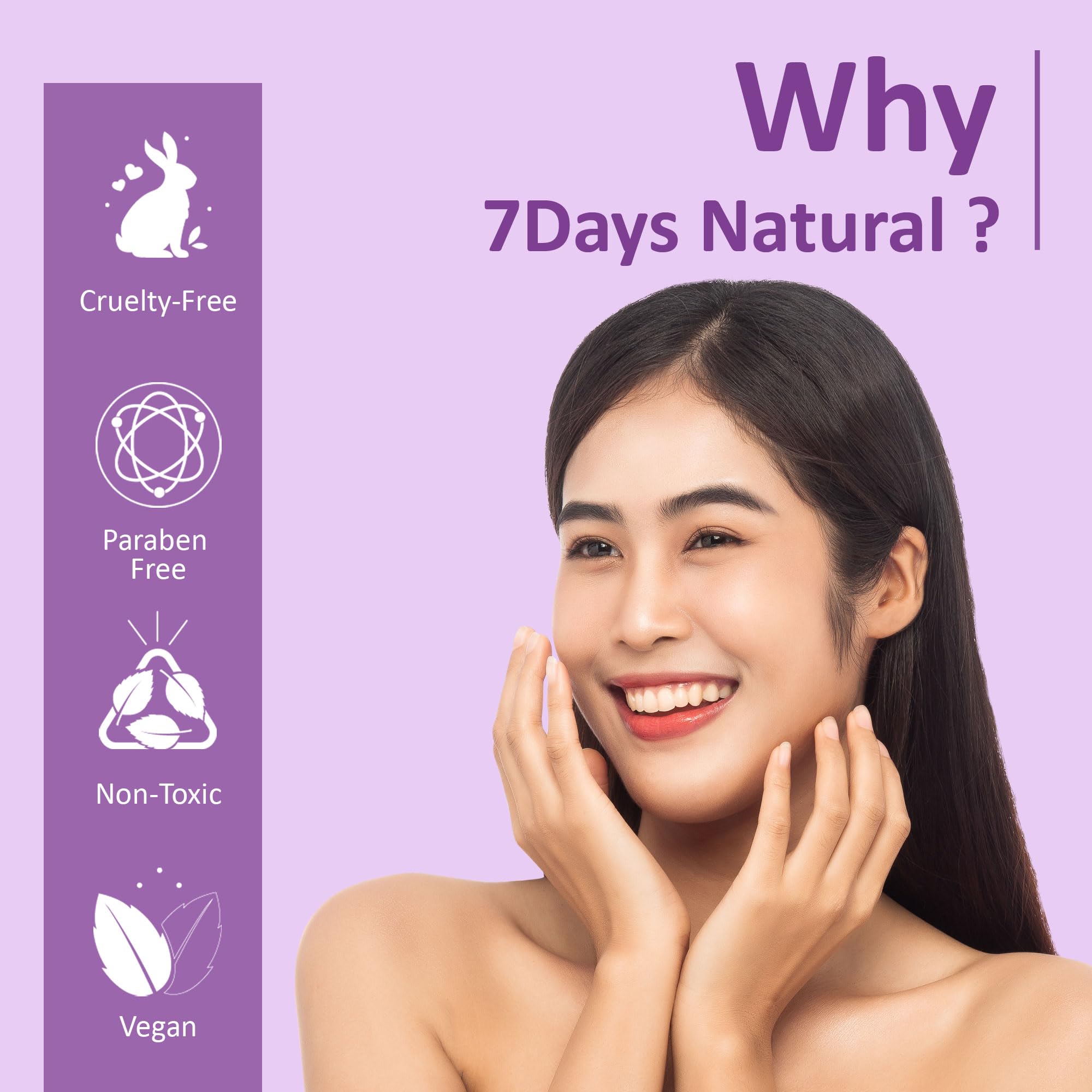 7 DAYS Natural 0.3% Retinol Face Serum for Glowing Skin - Anti-Aging Night Serum with Niacinamide & Hyaluronic Acid - Hydrating & Brightening Treatment for Men & Women (30ml) - Perfect for Nighttime Skincare Routine & Reducing Fine Lines