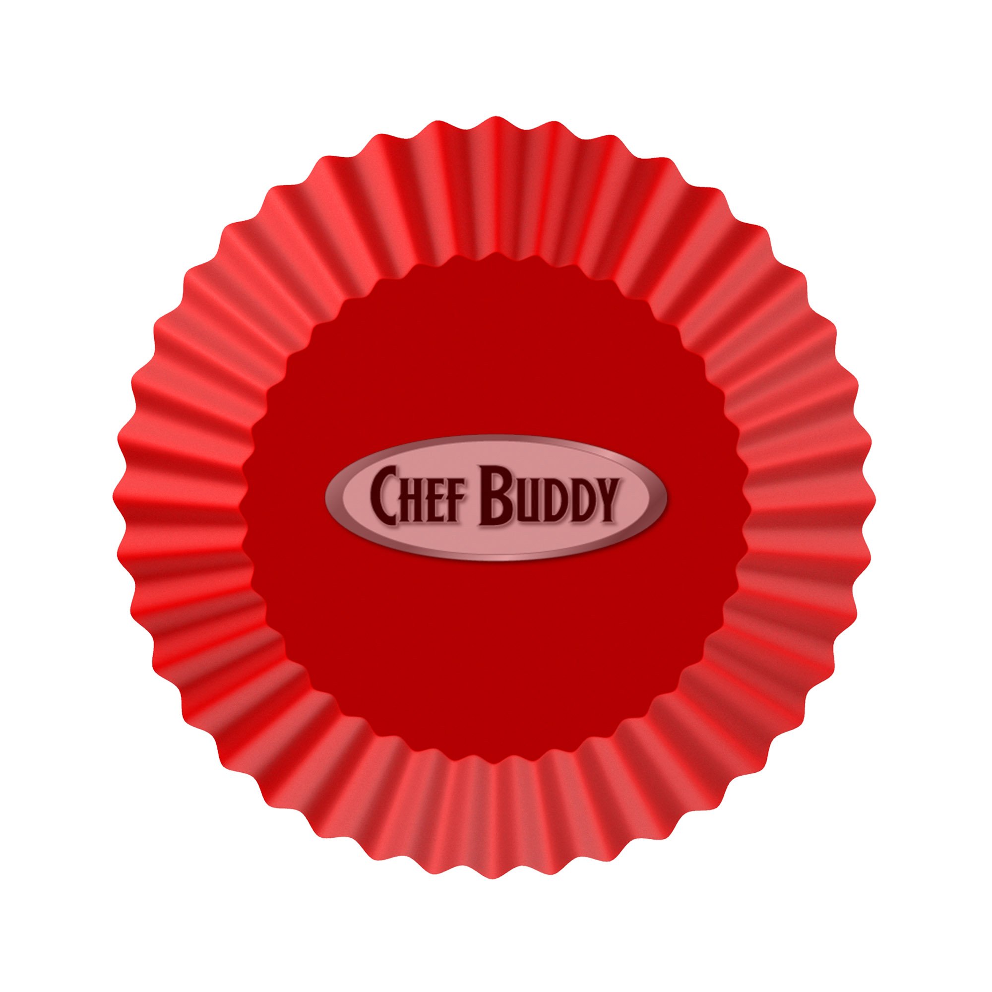 Non-Stick Silicone Baking Cups - Reusable Cupcake Liners & Muffin Molds (Set of 24) | Dishwasher & Microwave Safe | Perfect for Baking, Meal Prep & Party Desserts | by Chef Buddy