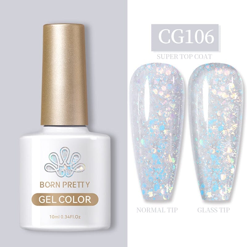 Silky White Series Gel Nail Polish 10ml (CG101 CG130) - Long-Lasting Shine for Manicures & Pedicures at Home or Salon