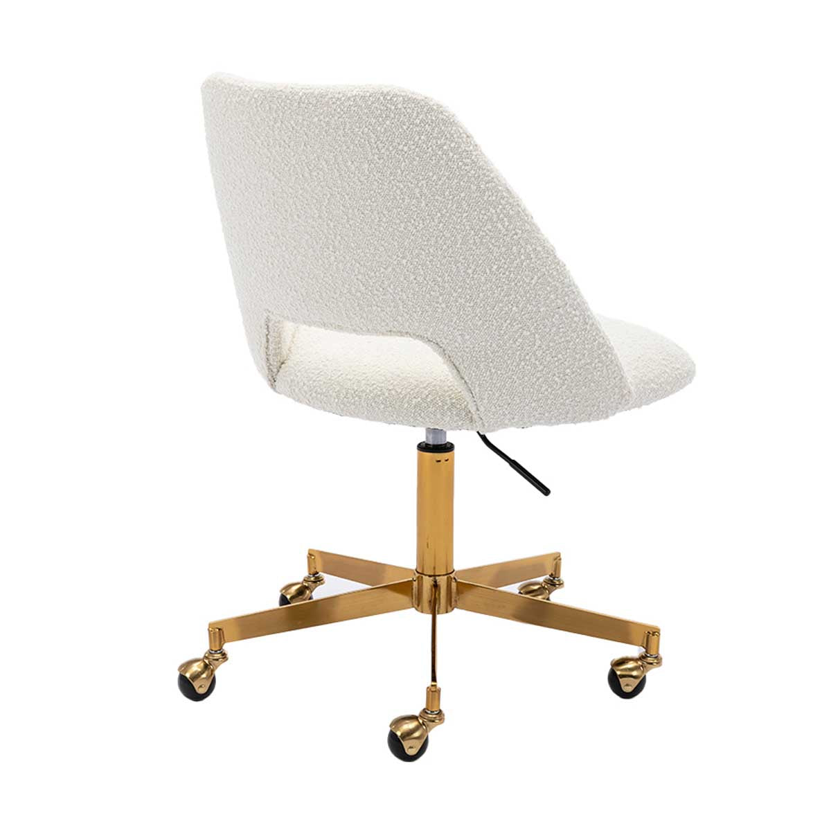 Luxury Belmont Boucle Office Chair - Ergonomic Executive Desk Chair with Adjustable Height for Home & Office Workspace - Perfect for Remote Work, Gaming & Study