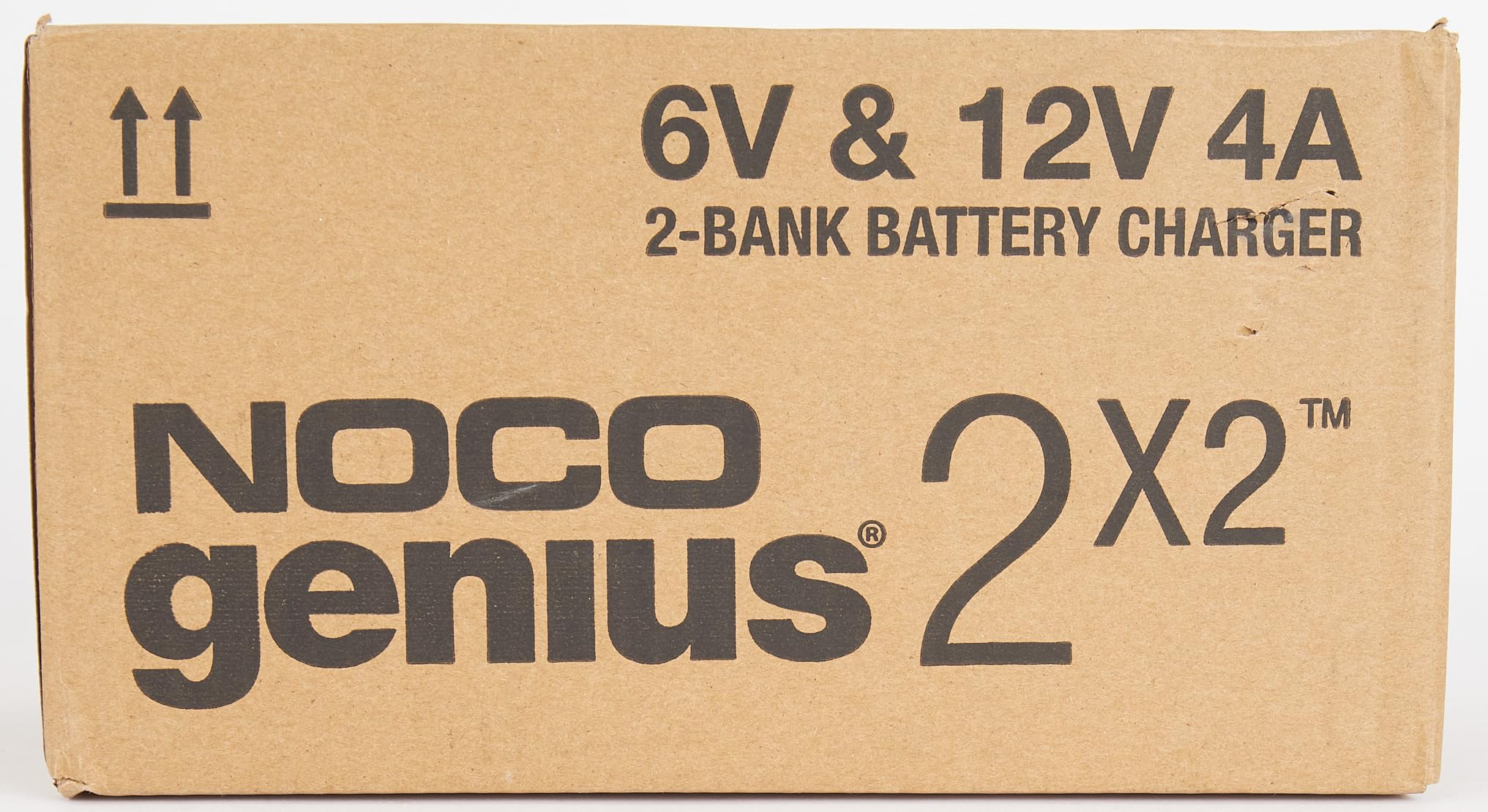NOCO GENIUS2X2 Smart Car Battery Charger - 2-Bank 4A (2A/Bank) 6V/12V Automotive Charger, Battery Maintainer & Trickle Charger for Motorcycle, ATV, Lithium Batteries - Perfect for Winter Storage & Vehicle Maintenance