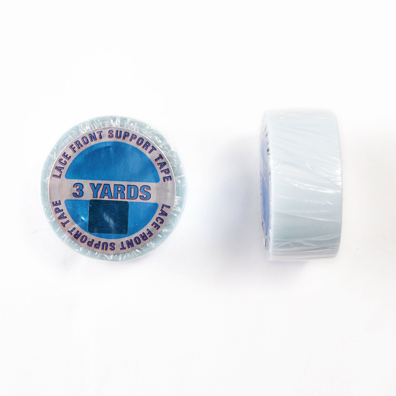 Double-Sided Super Blue Tape Roll - 3 Yards for Tape-in Hair Extensions (1.9cm Width, Strong Hold) - Perfect for Salon, Home Use & DIY Hair Styling