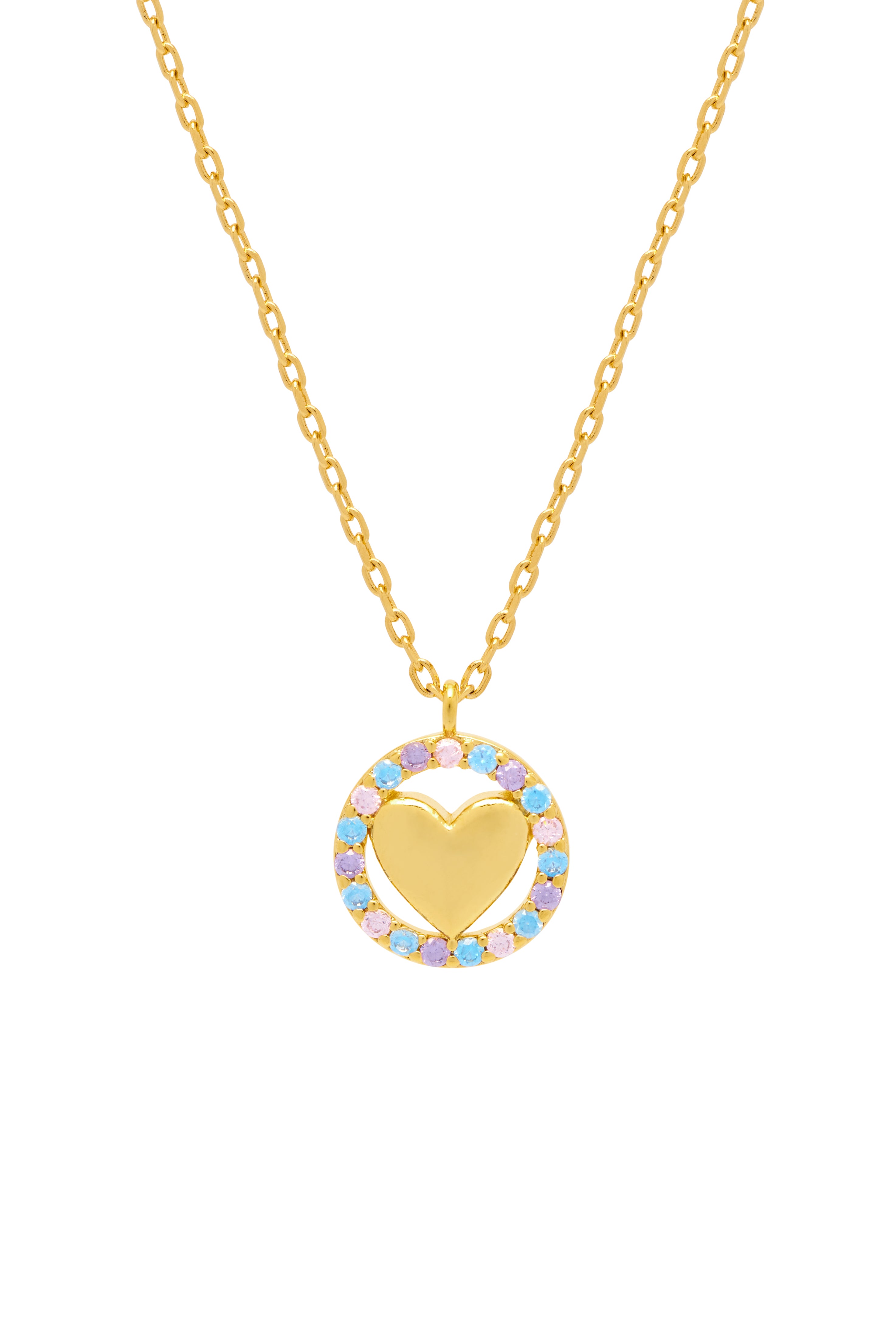 CZ Heart Pendant Necklace for Women - Sterling Silver Cubic Zirconia Heart Charm Necklace - Perfect Gift for Valentine's Day, Anniversary & Romantic Occasions