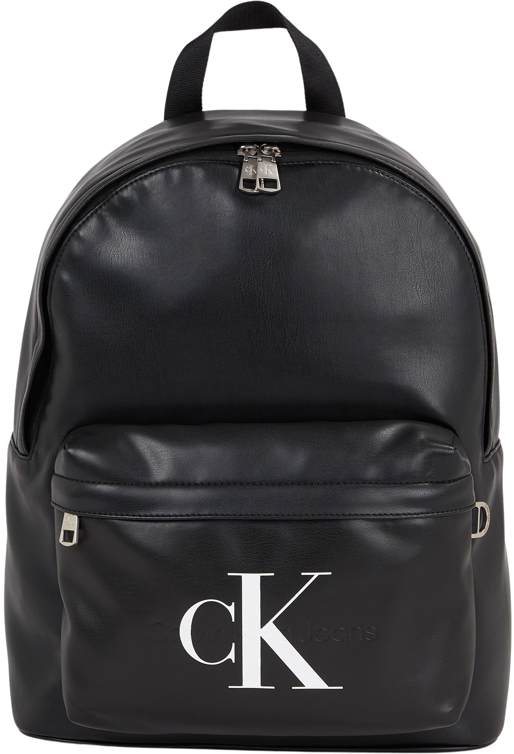 Calvin Klein Men's Black Jeans Backpack - Stylish & Durable for Travel, Work & Everyday Use