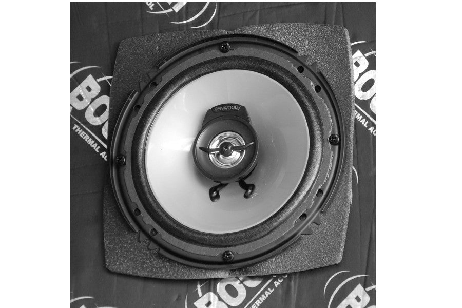 Design Engineering 4-Inch Slim Round Speaker Baffles Pair - Perfect for Car Audio & Home Theater Sound System Installation