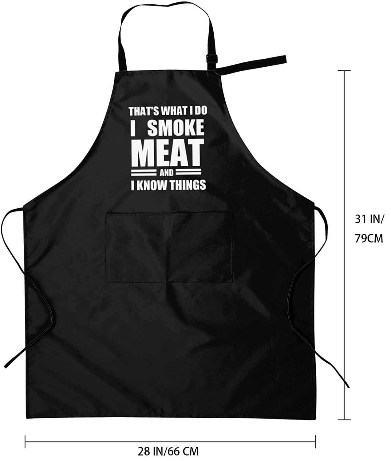 Adjustable BBQ Apron for Men & Women - Cooking Apron with Pockets - Perfect for Grilling, Barbecue & Outdoor Cooking - Ideal Grilling Gifts for Chefs & Home Cooks
