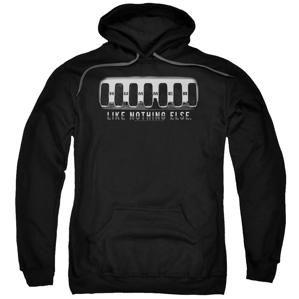 Trevco Hummer Grill Unisex Hoodie for Men & Women - Soft Pullover Sweatshirt for Casual Wear, Outdoor Activities & Car Enthusiasts