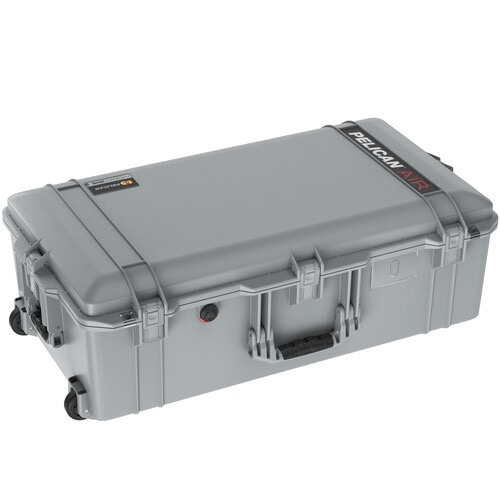 Pelican 1615AirWF Wheeled Hard Case with Foam Insert (Silver) - Durable Travel Protection for Camera Gear, DJ Equipment & Tools - Perfect for Air Travel, Outdoor Adventures & Professional Use