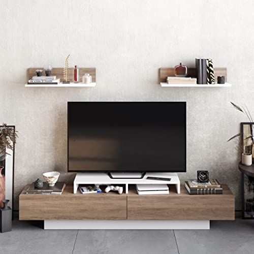 White & Walnut