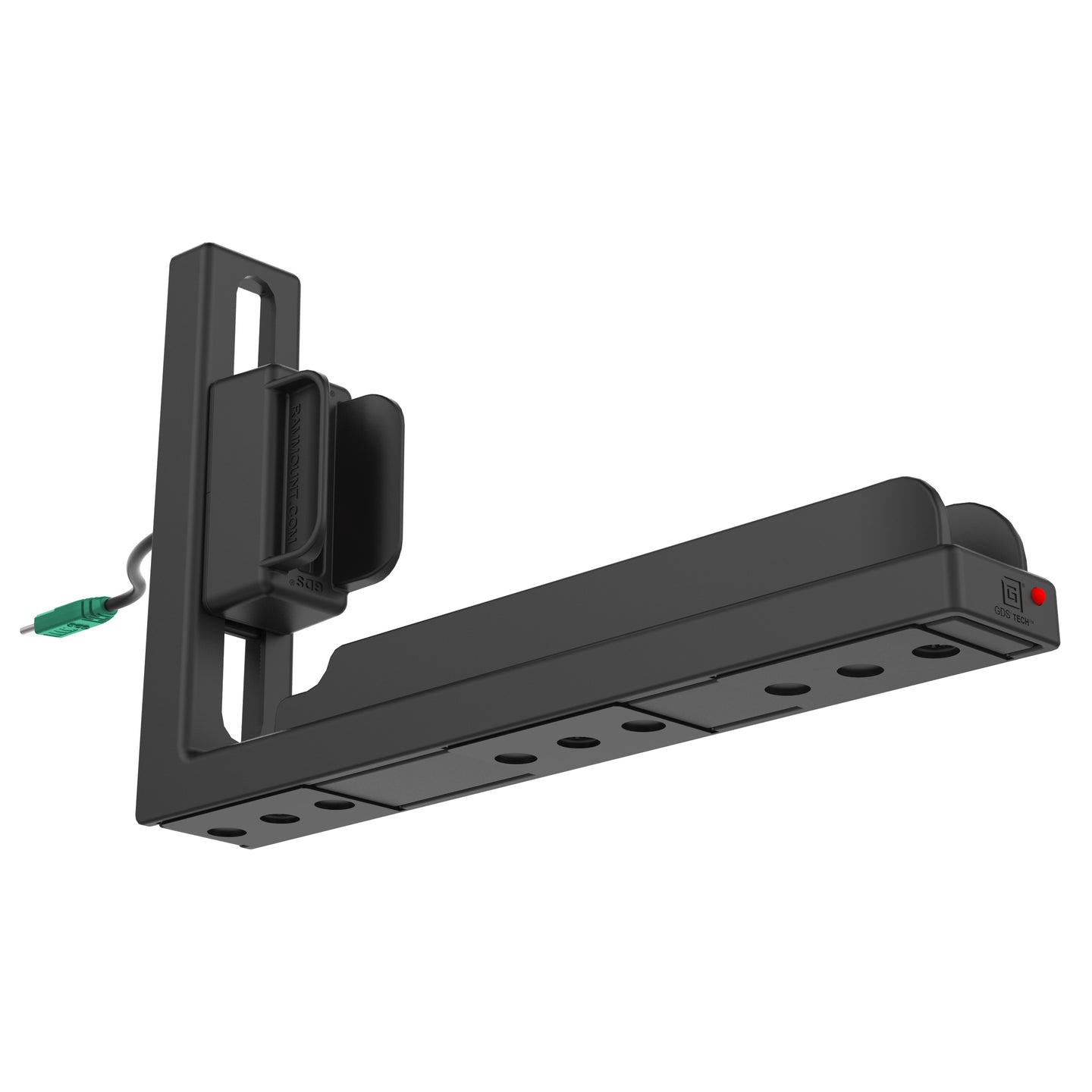 GDS® Slide Dock™ with Power Delivery & Drill Down Base - Universal Laptop Stand with USB-C Charging (RAM GDS DOCK G7 8 NGU) - Perfect for Home Office, Gaming & Workspace Setup
