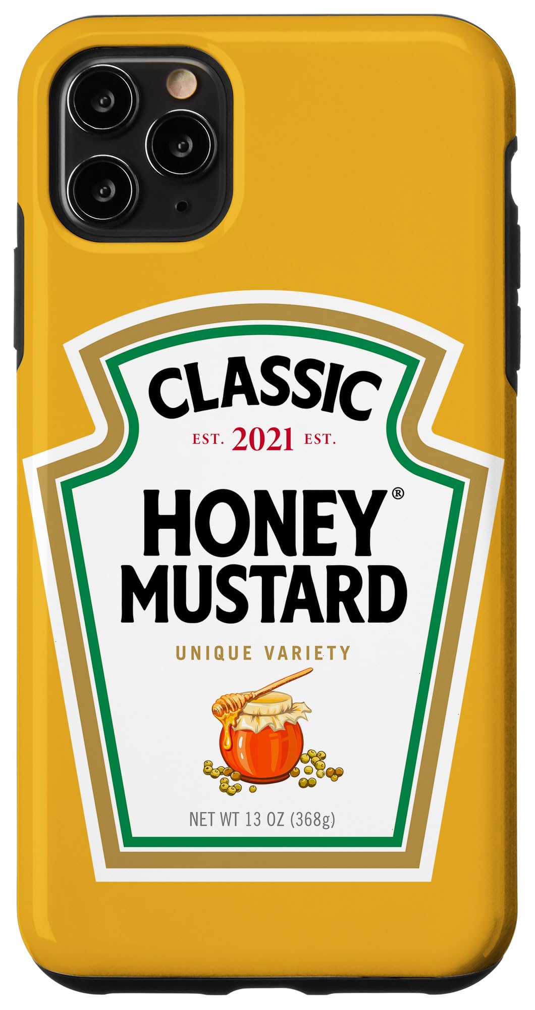 iPhone 11 Pro Max Case - Honey Mustard Color, DIY Halloween Costume Matching Phone Cover for Group Outfits | Perfect for Halloween Parties, Cosplay Events & Themed Gatherings