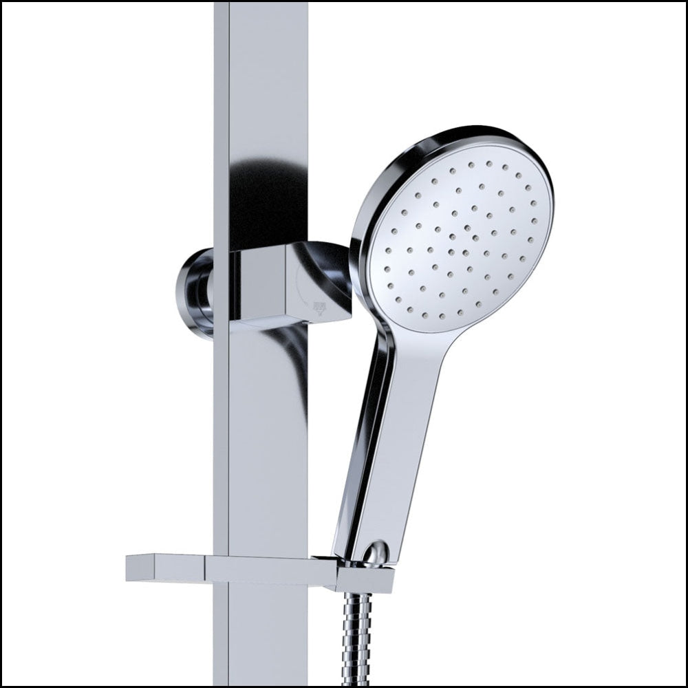 FIENZA Kaya Deluxe Twin Shower Head Set - Chrome Finish 455119 - Perfect for Bathroom Renovation & Spa-Like Shower Experience