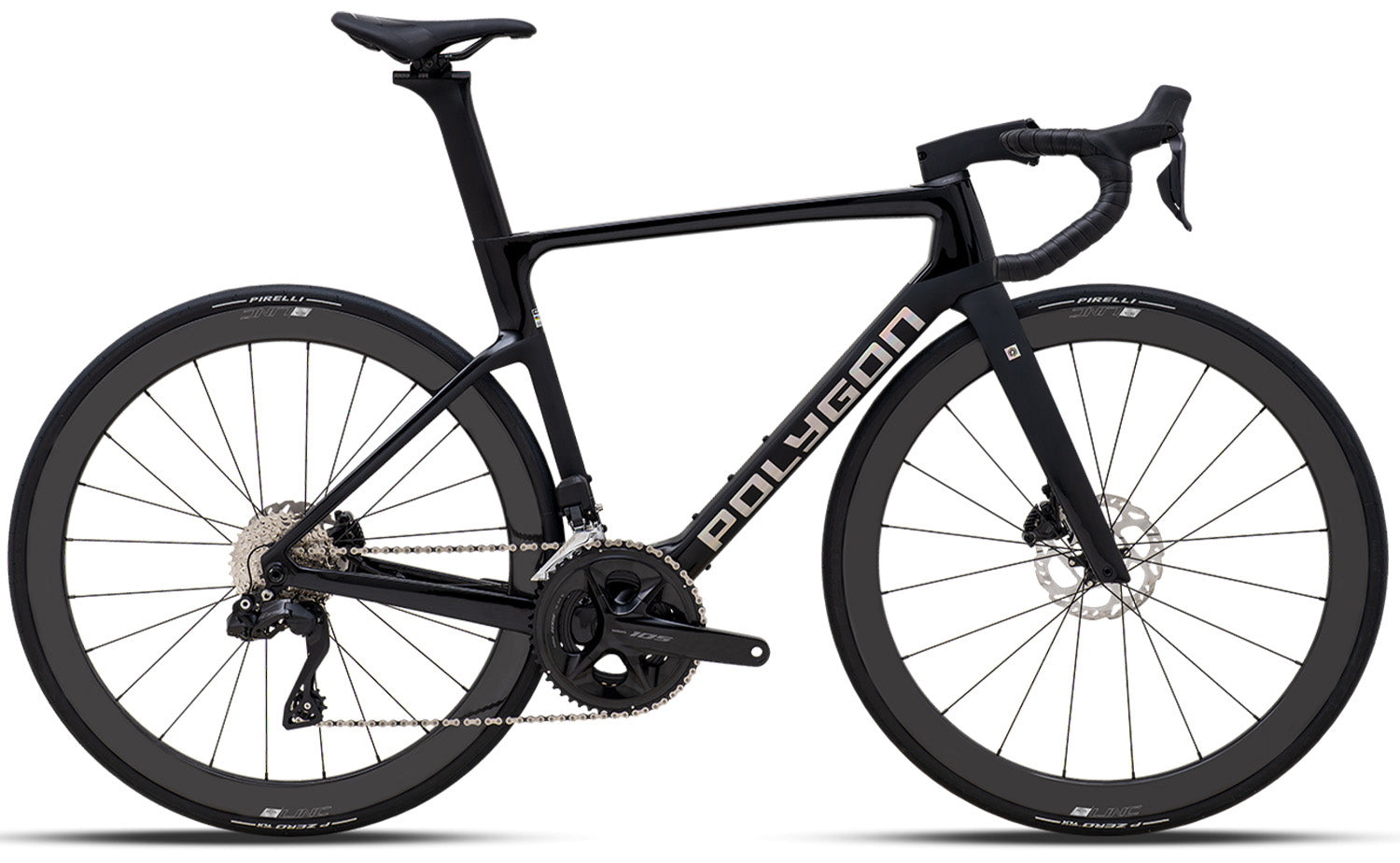 Polygon Helios A7 105 Di2 Carbon Road Bike - Lightweight & Fast Performance for Racing & Endurance Cycling | Perfect for Road Races, Triathlons & Long-Distance Training