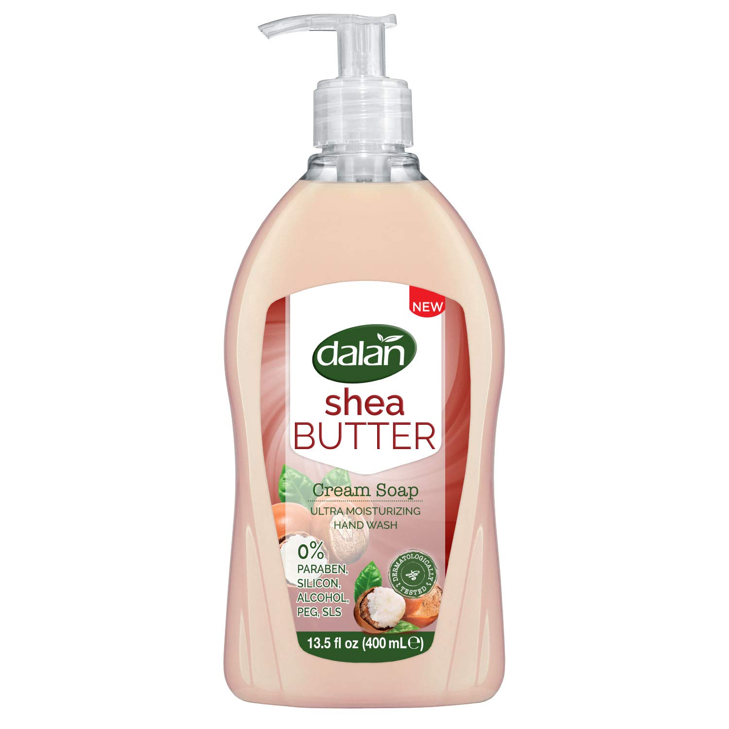 Organic Shea Butter Hand Soap - Ultra Moisturizing Liquid Soap for Dry & Normal Skin | Fresh, Clean & Soft Feeling | 13.5 Fl Oz (400mL) Pack of 3 | Gentle Hand Wash for Daily Use at Home, Office & Travel