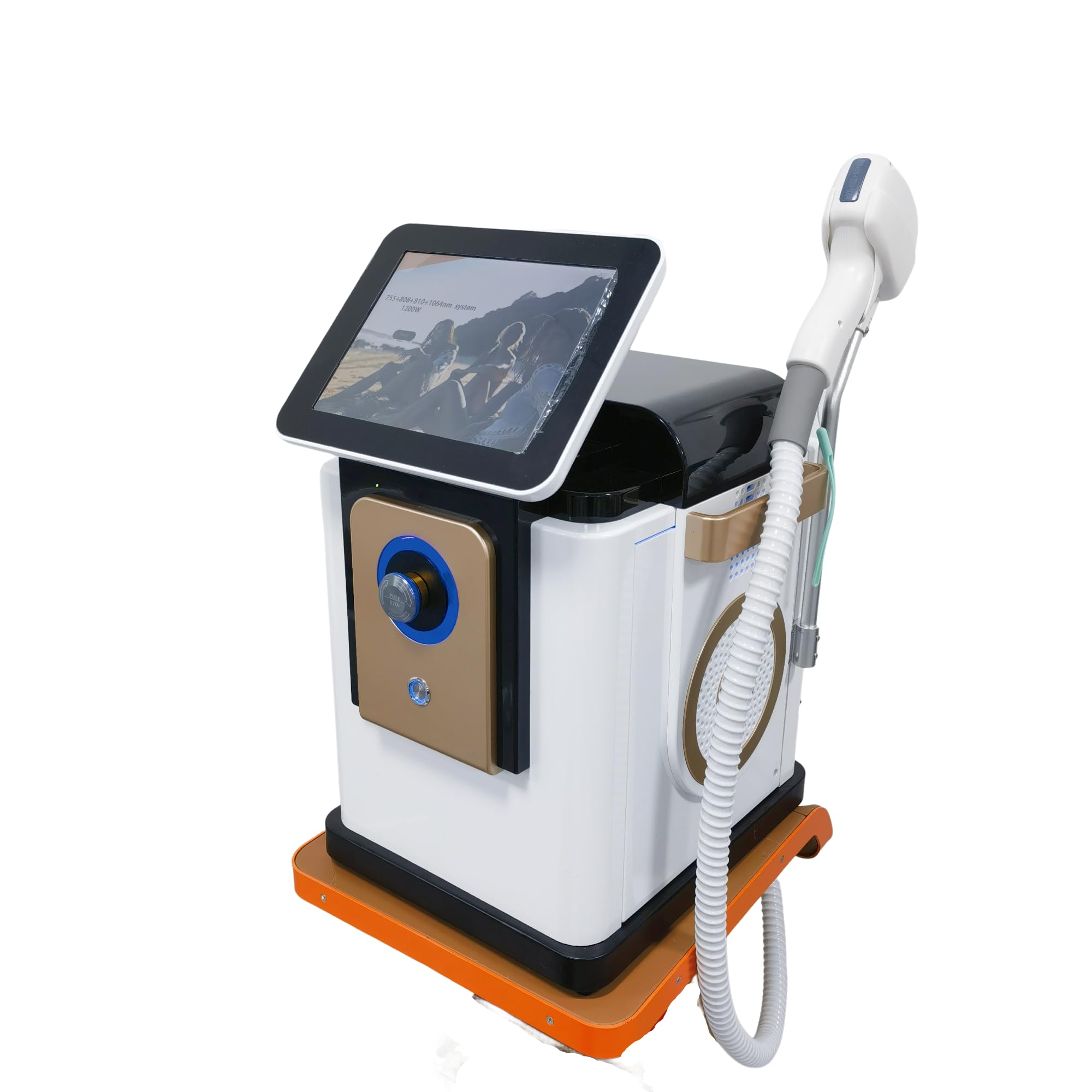 2025 Latest Professional Diode Laser Hair Removal Machine - Portable White Swan Design for Body & Facial Hair - 6 Bar Power - At-Home Salon & Spa Treatments
