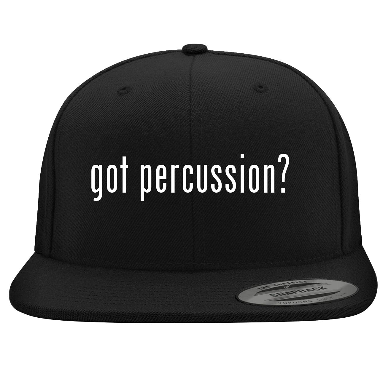 Yupoong 6089 Structured Flat Bill Snapback Hat - Embroidered Trendy Baseball Cap for Men & Women | Percussion-Inspired Design | Perfect for Concerts, Sports & Streetwear Fashion
