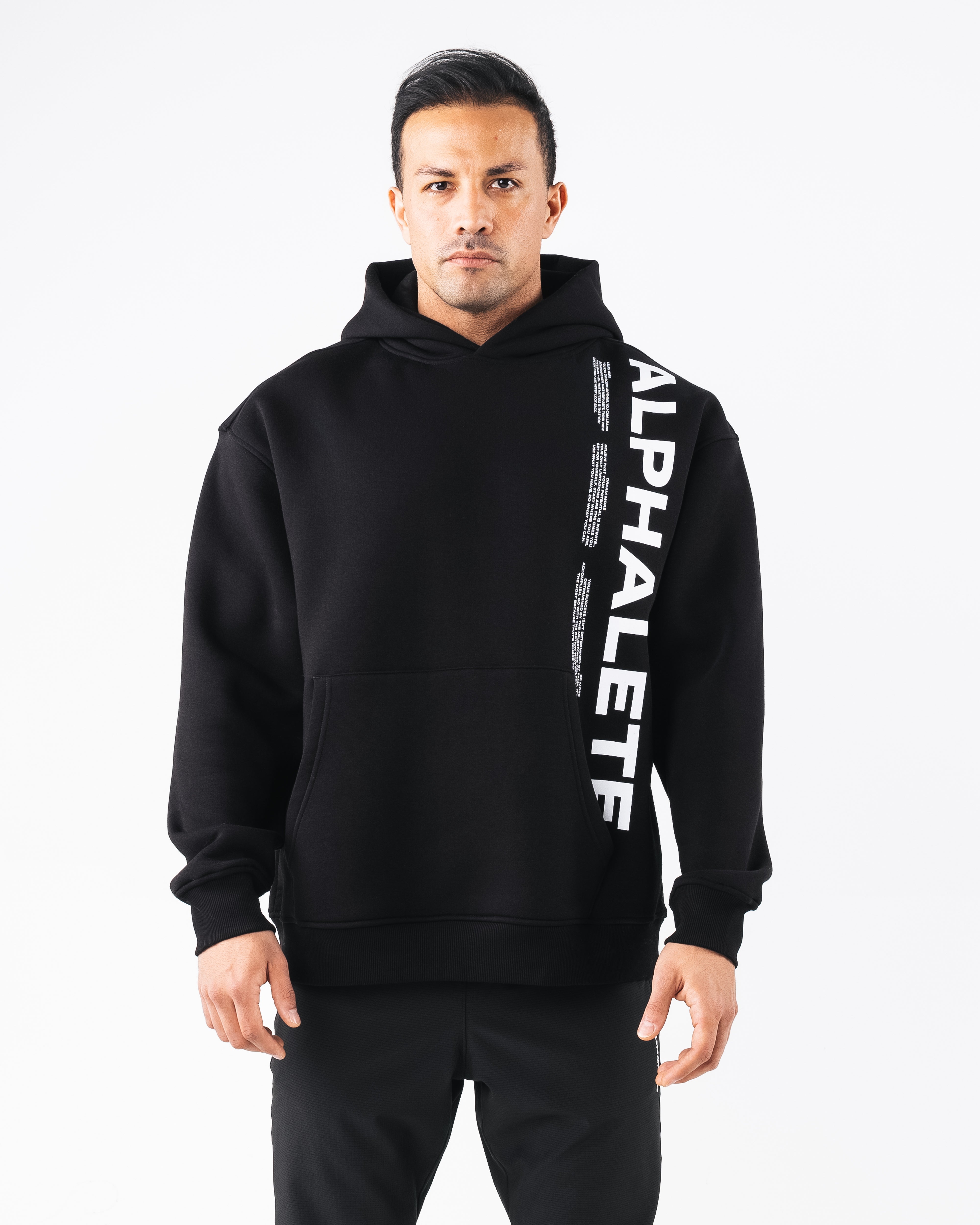 Premium Core Hoodie for Men & Women - Soft & Comfortable Black Pullover Hooded Sweatshirt - Perfect for Gym, Running, Outdoor & Casual Wear