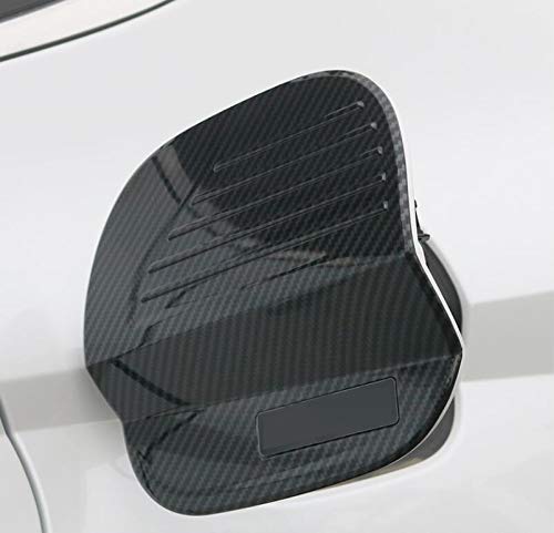 Premium Carbon Fiber Fuel Tank Cap Cover for Hyundai Sonata 2020-2023 - Durable Gas Door Trim Replacement - Perfect for Car Enthusiasts & Auto Detailing