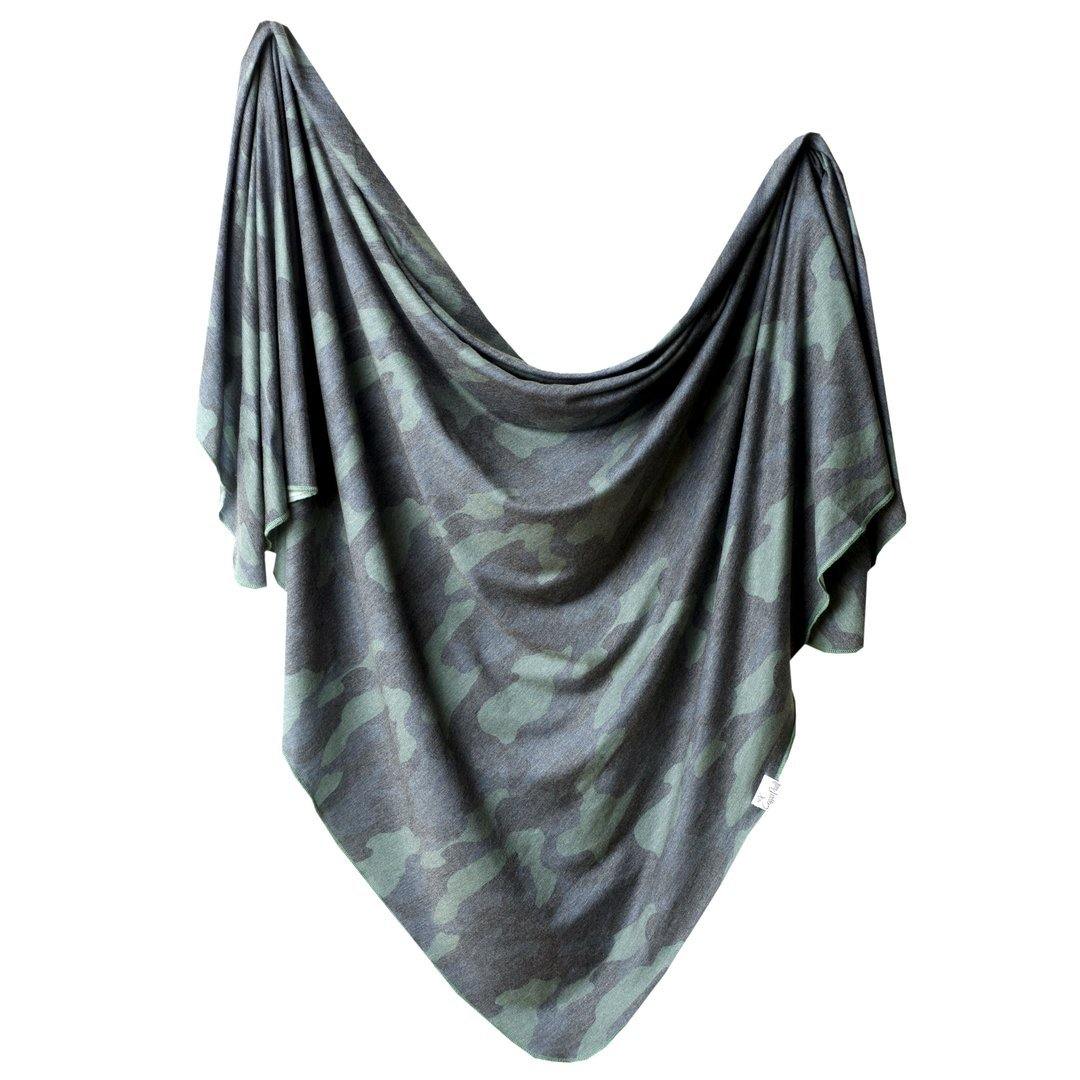 Soft Organic Cotton Knit Swaddle Blanket for Babies - Cozy & Breathable Newborn Wrap for Swaddling, Sleeping & Nursing - Perfect Baby Shower Gift