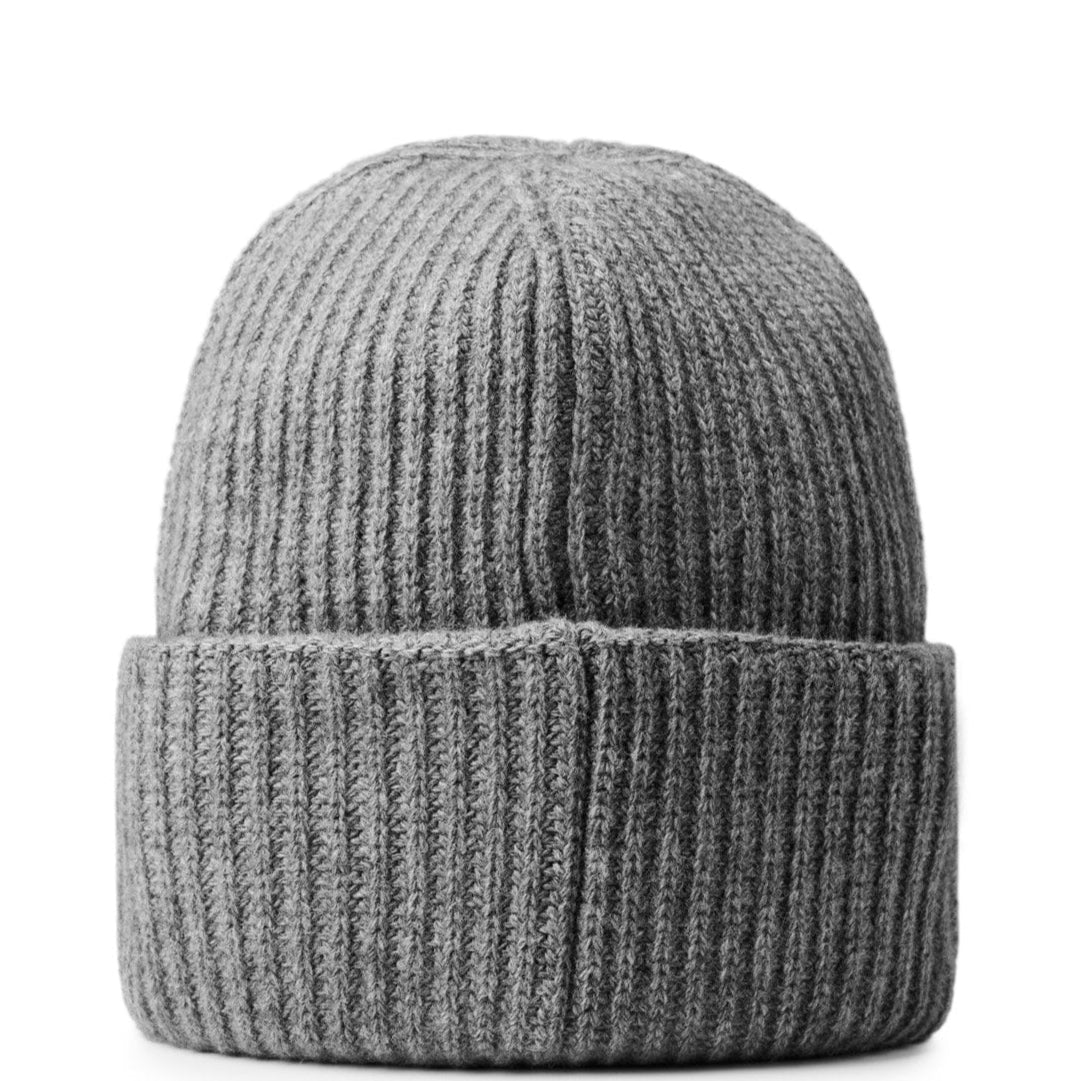 Moncler Kids Grey Embroidered Beanie Hat - Warm Winter Beanie for Boys & Girls - Perfect for Snow Play & Outdoor Activities