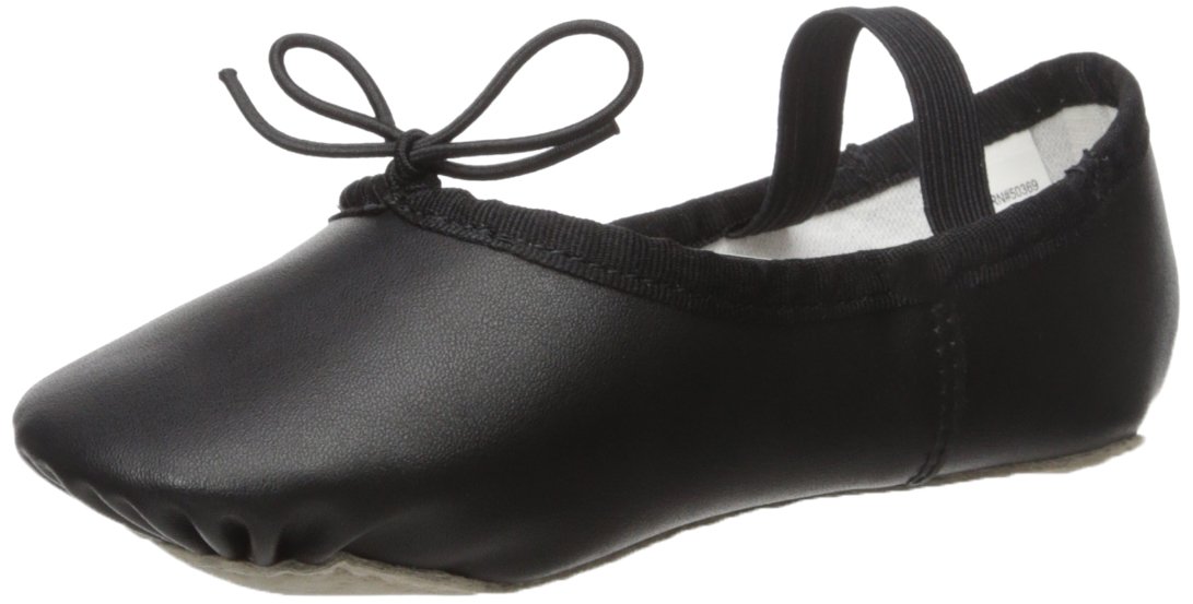 Jacques Moret Girls Ballet Dance Slippers - Soft Leather Ballet Shoes for Kids - Perfect for Ballet Class, Recitals & Dance Practice