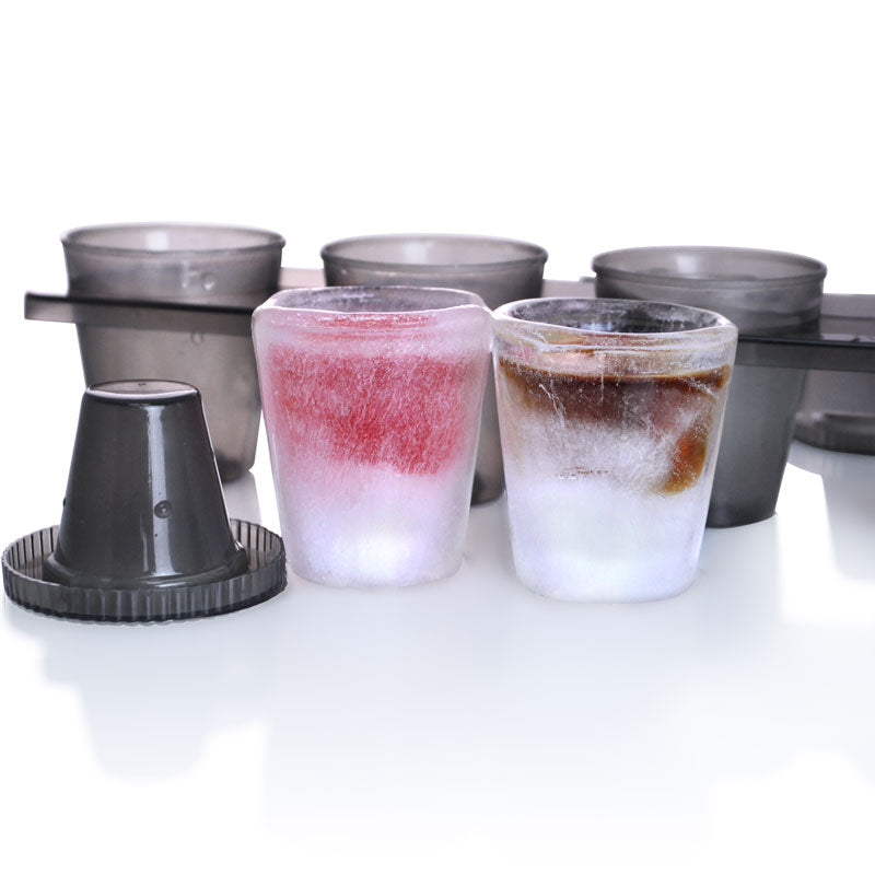 BarConic® Ice Shot Glass Mold - Make Perfect Ice Cubes for Cocktails, Whiskey & Party Drinks - Ideal for Home Bars, Parties & Entertaining
