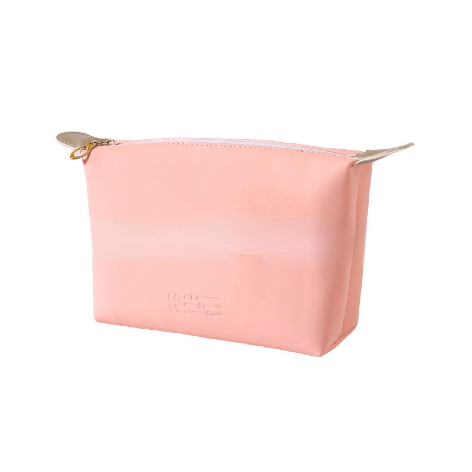 NA Cosmetic Bag Folding Multifunctional Travel Organizer - Portable Waterproof Makeup Pouch for Women, Pink | Perfect for Travel, Gym, and Daily Storage