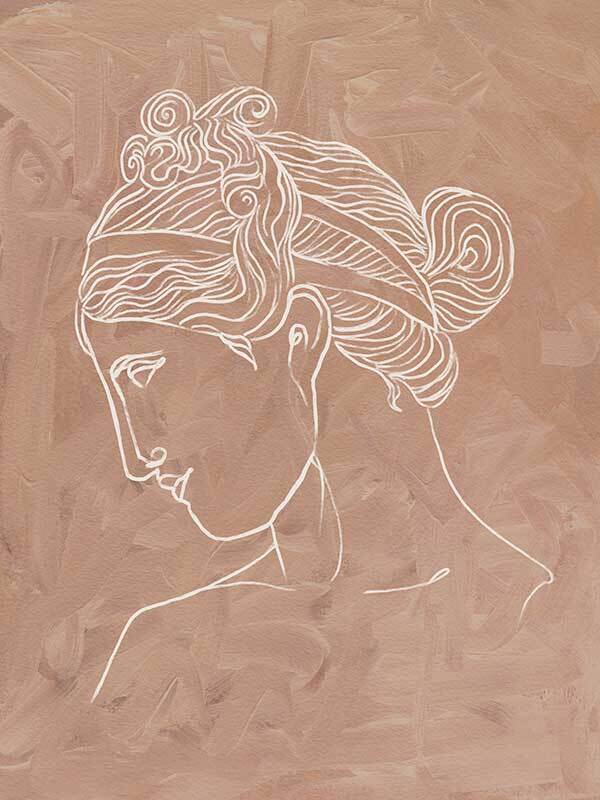 Athena Canvas Art Print - Handmade Wall Decor for Living Room, Bedroom & Office - Perfect for Home & Office Decor
