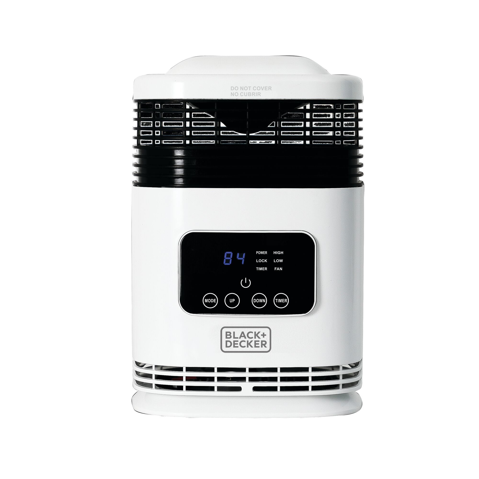 360˚ Surround Heater with Digital Display - Fast Heating Portable Space Heater for Home, Office & Bedroom - Energy Efficient Ceramic Heater with Adjustable Thermostat & Safety Features