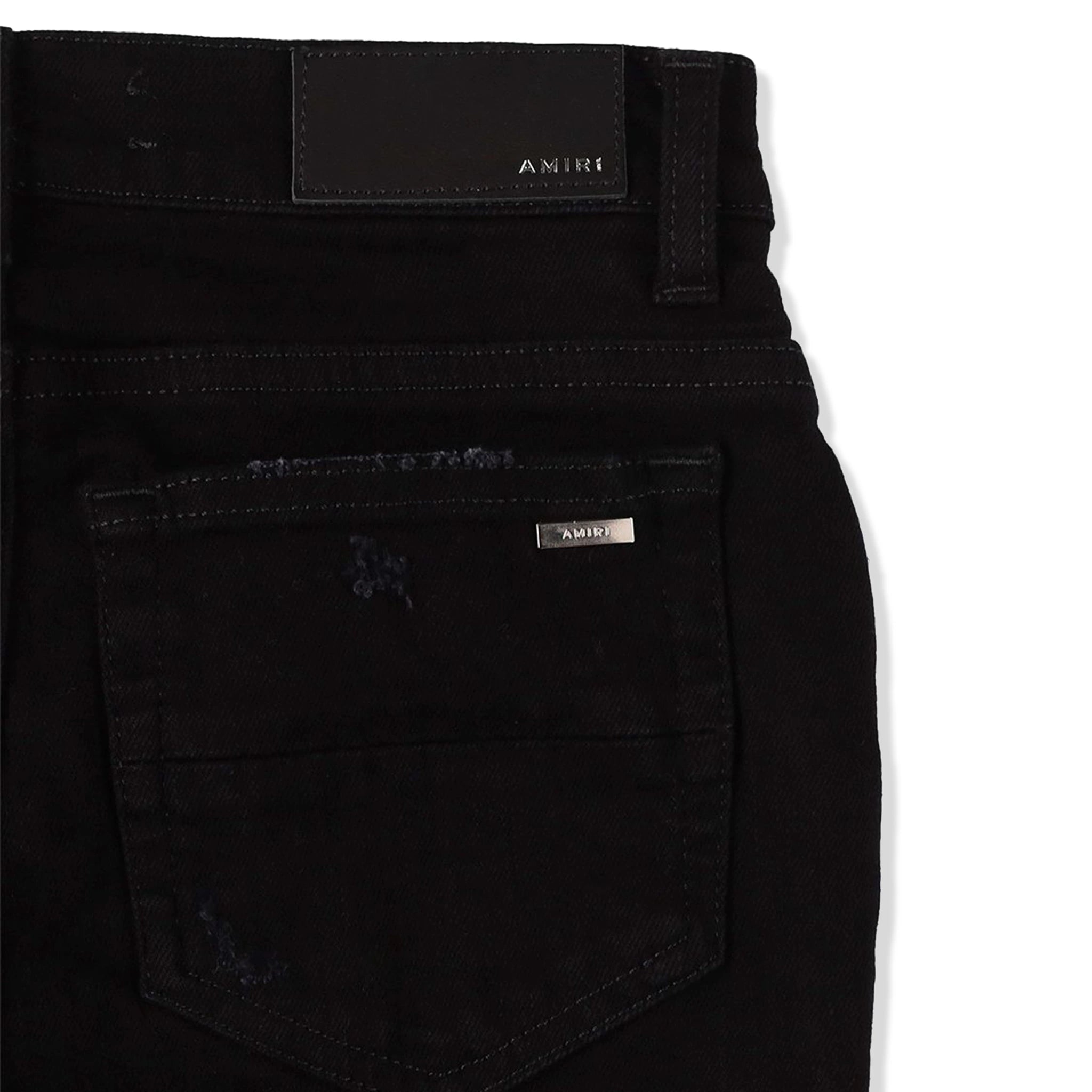 Amiri Kids Stack Black Jeans - Premium Distressed Denim for Boys & Girls | Perfect for School, Playdates & Casual Outings