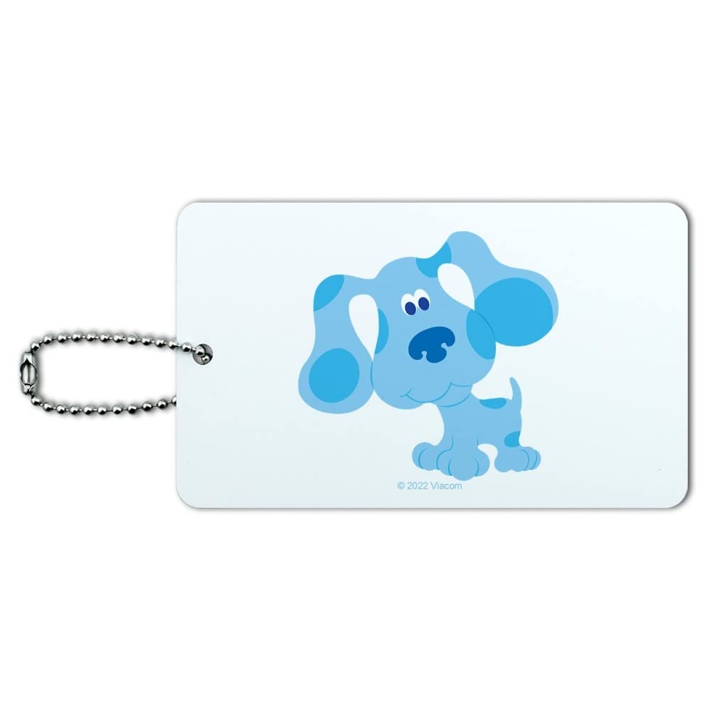 Happy Blue's Clues Luggage Tag - Durable Suitcase ID Card for Carry-On Bags | Perfect for Travel, Kids' Backpacks & School Supplies