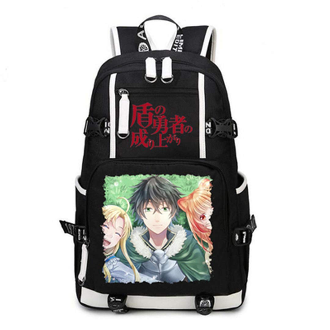 GO2COSY Anime The Rising of the Shield Hero Backpack - Lightweight School Bookbag for Students, College, Travel & Daily Use | Official Licensed Merchandise